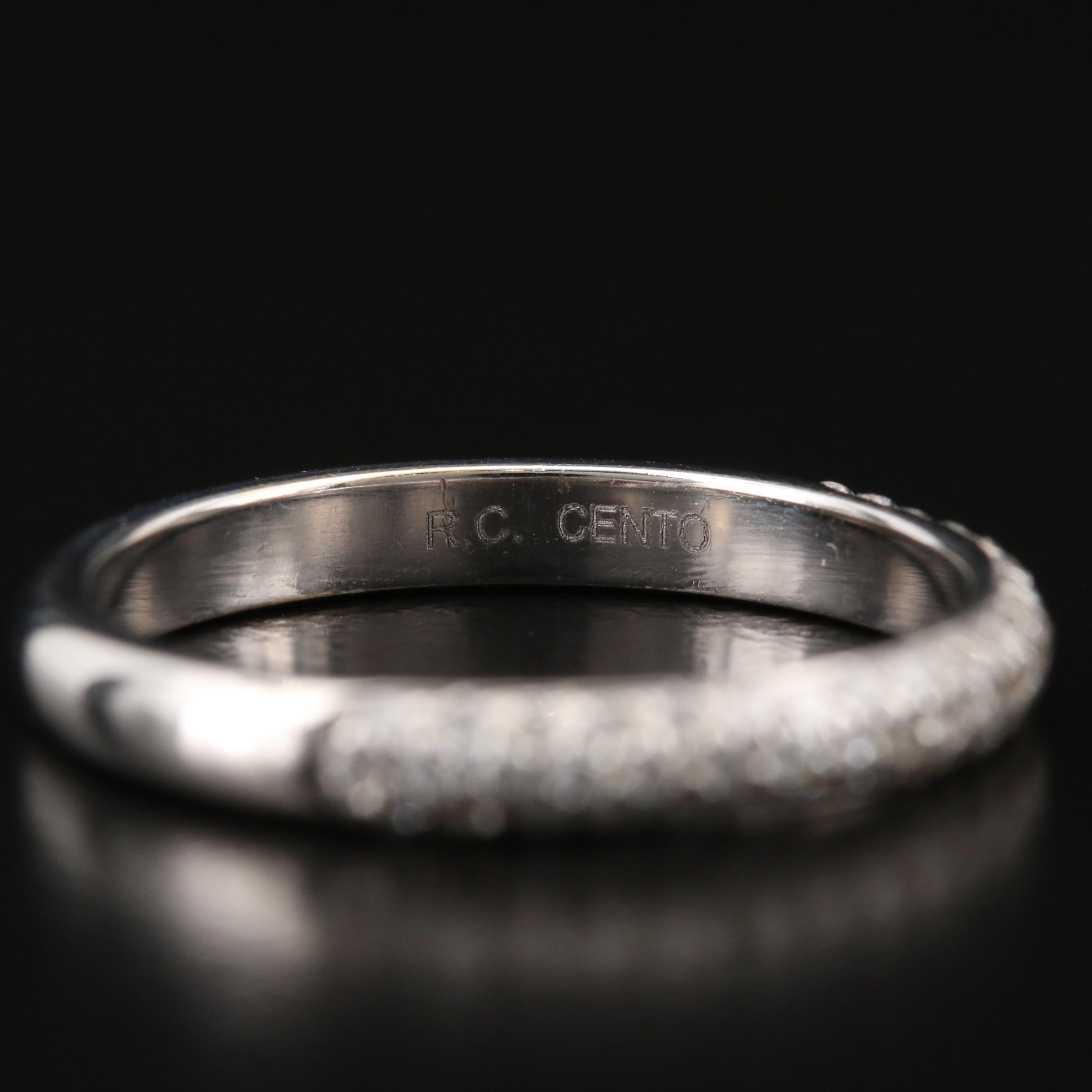 Roberto Coin "Cento" 18K Diamond Band