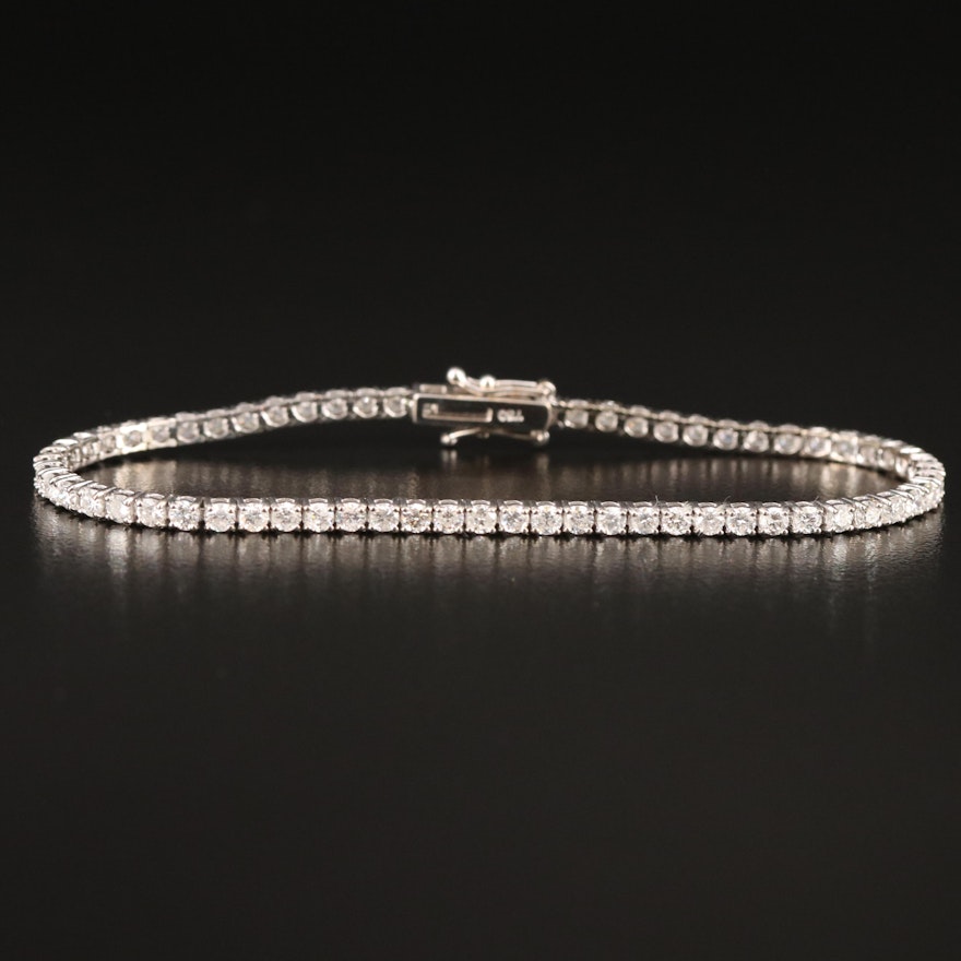 18K 3.48 CTW Diamond Tennis Bracelet