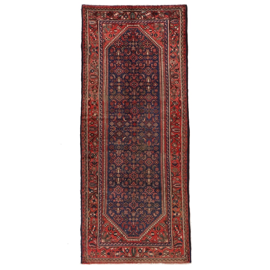 4' x 9'7 Hand-Knotted Northwest Persian Herati Long Rug