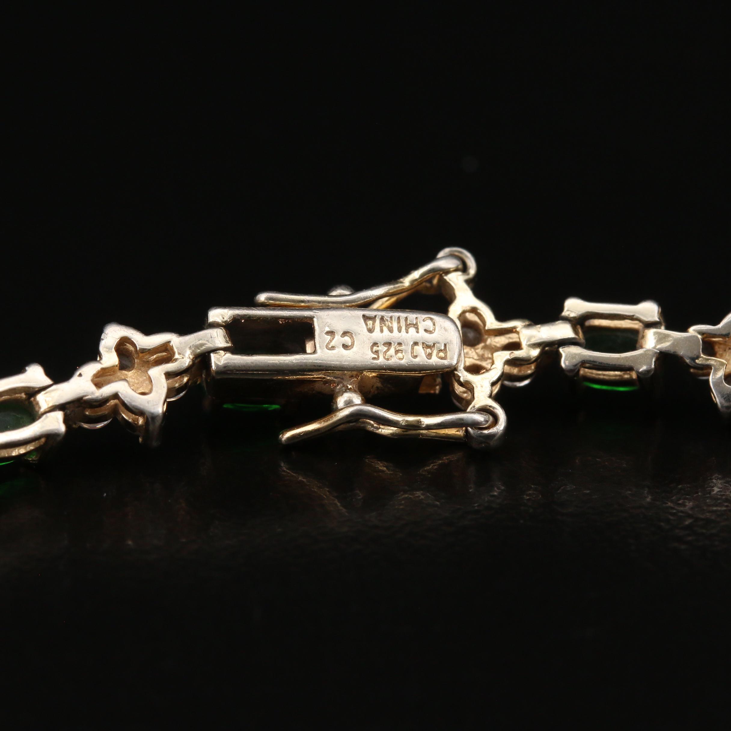 Sterling Silver Gemstone Line Bracelets Including Topaz