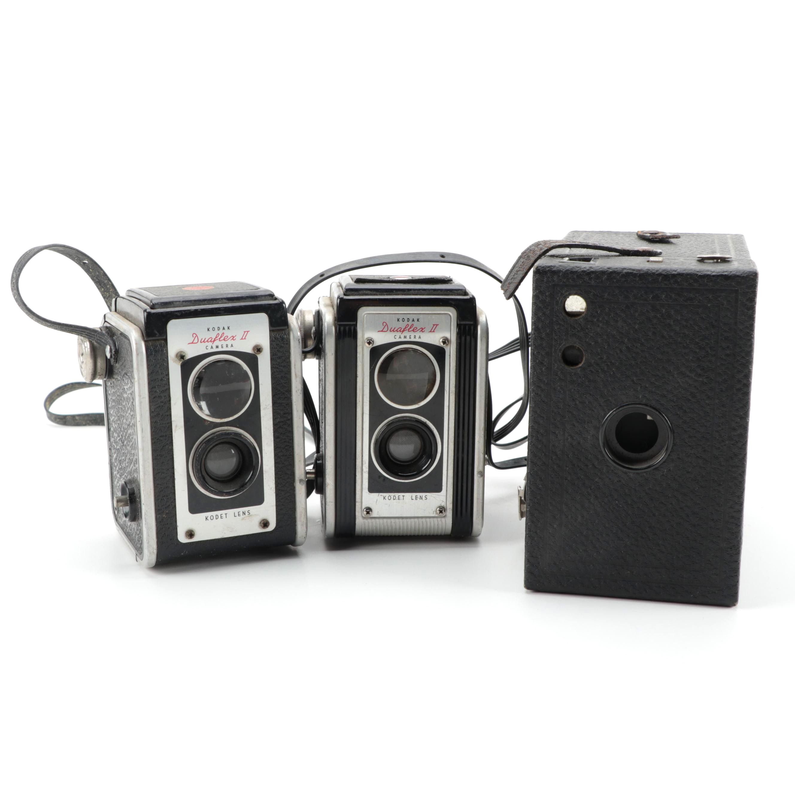 Kodak "Duaflex II" Cameras and "Cartridge Hawk-Eye Model B" Camera Body