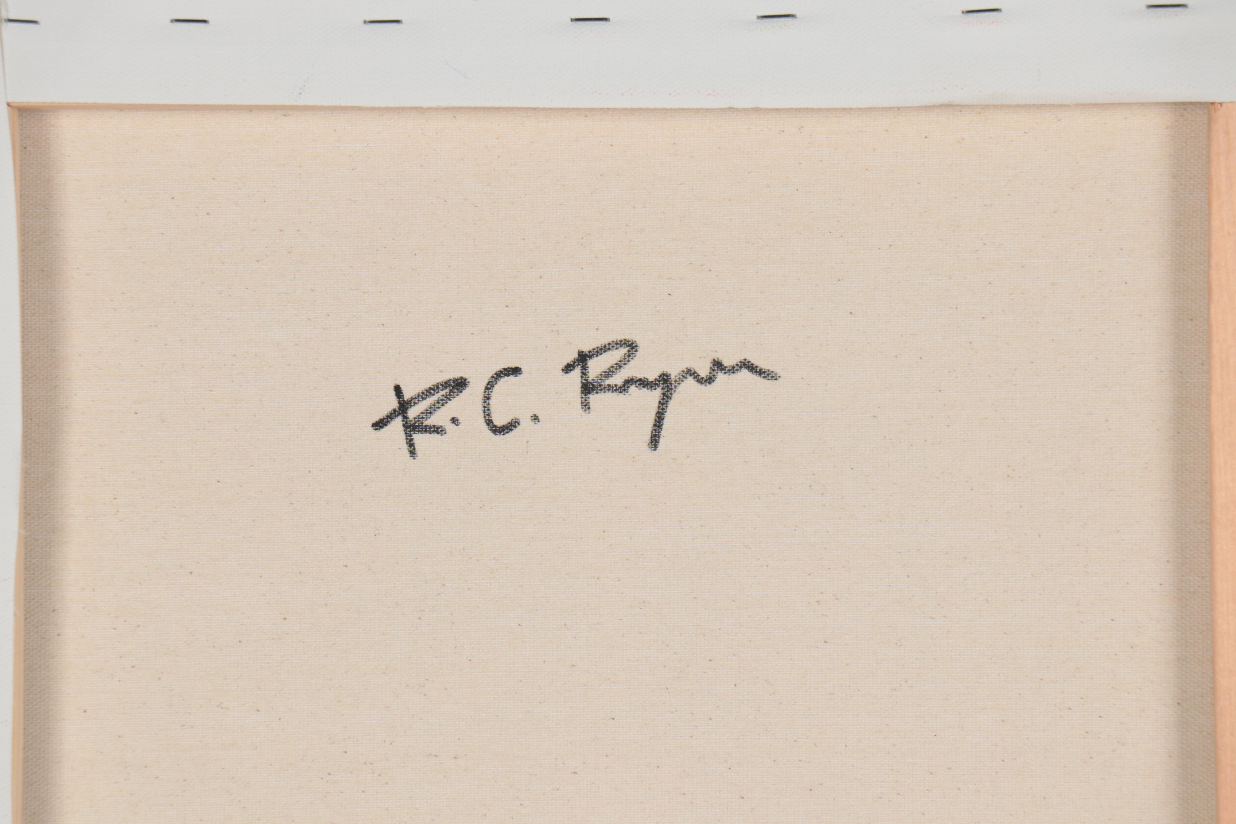 R.C. Raynor Graffiti Style Mixed Media Painting, 21st Century