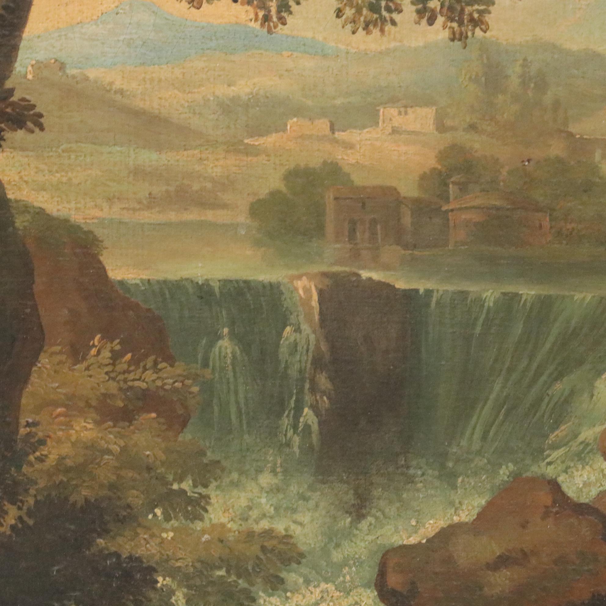 French School Style Allegorical Oil Painting, circa 1800