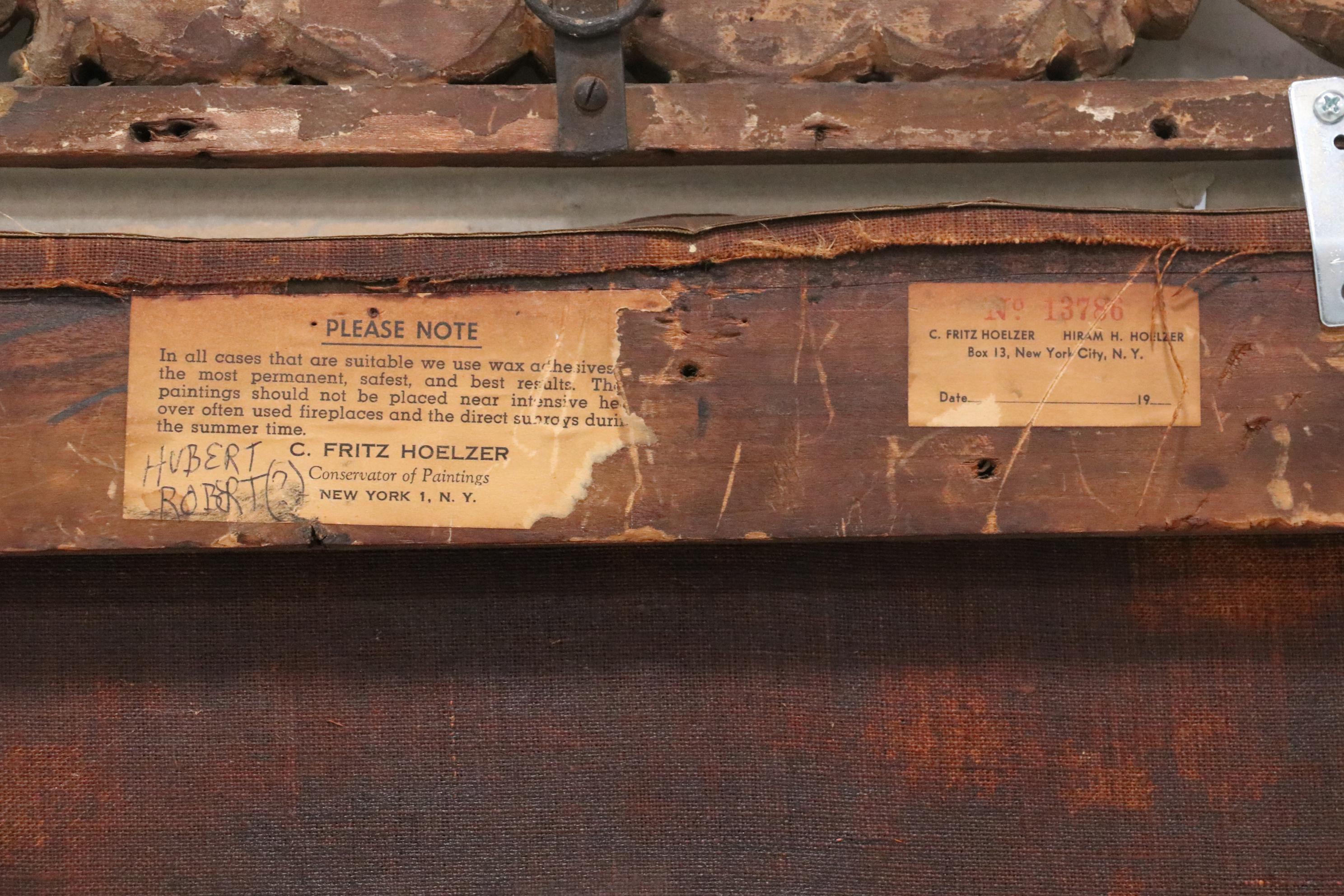 French School Style Allegorical Oil Painting, circa 1800