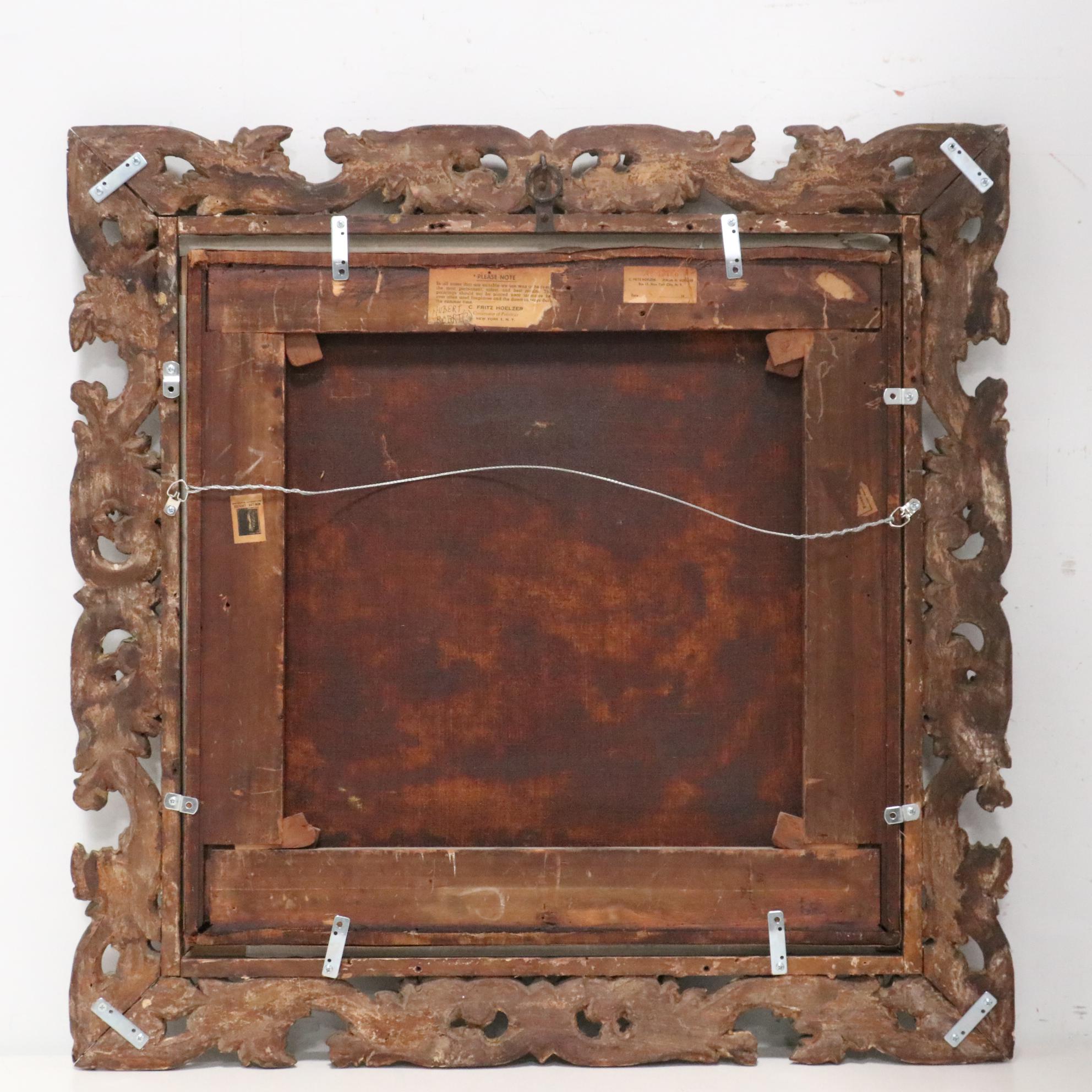 French School Style Allegorical Oil Painting, circa 1800