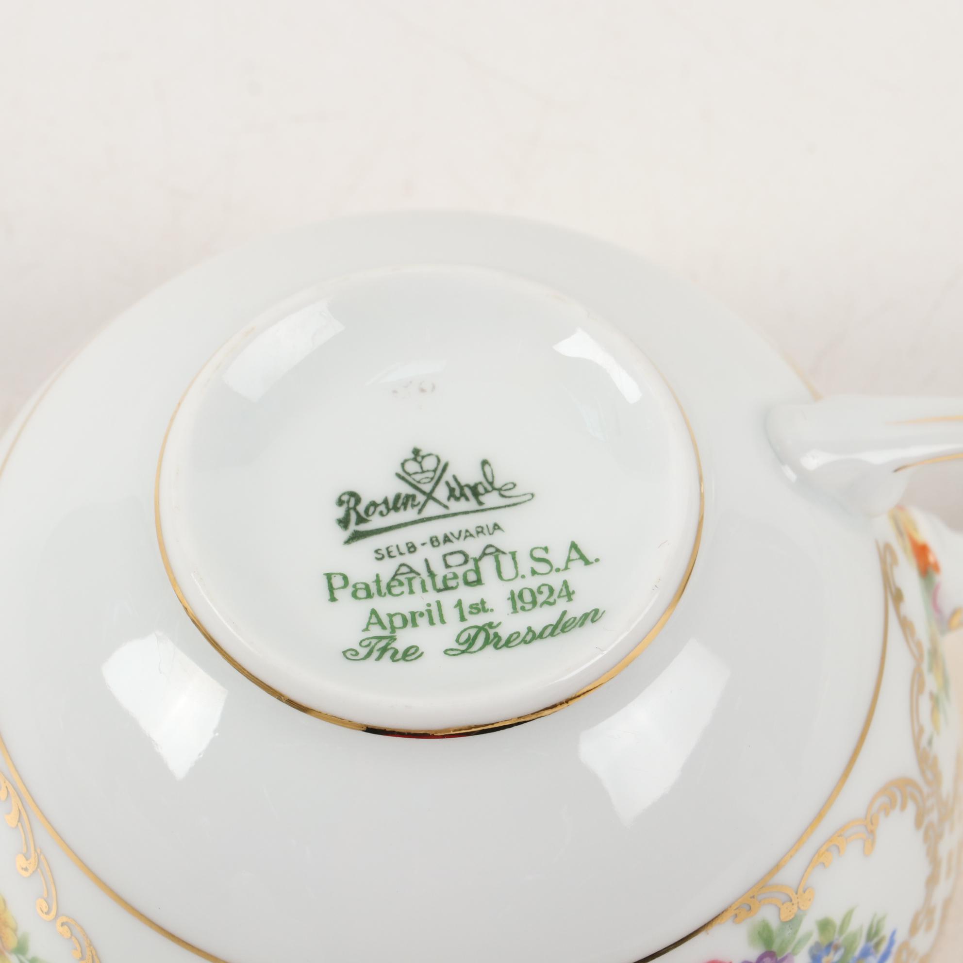 Rosenthal "The Dresden" Dinnerware, Early 20th Century