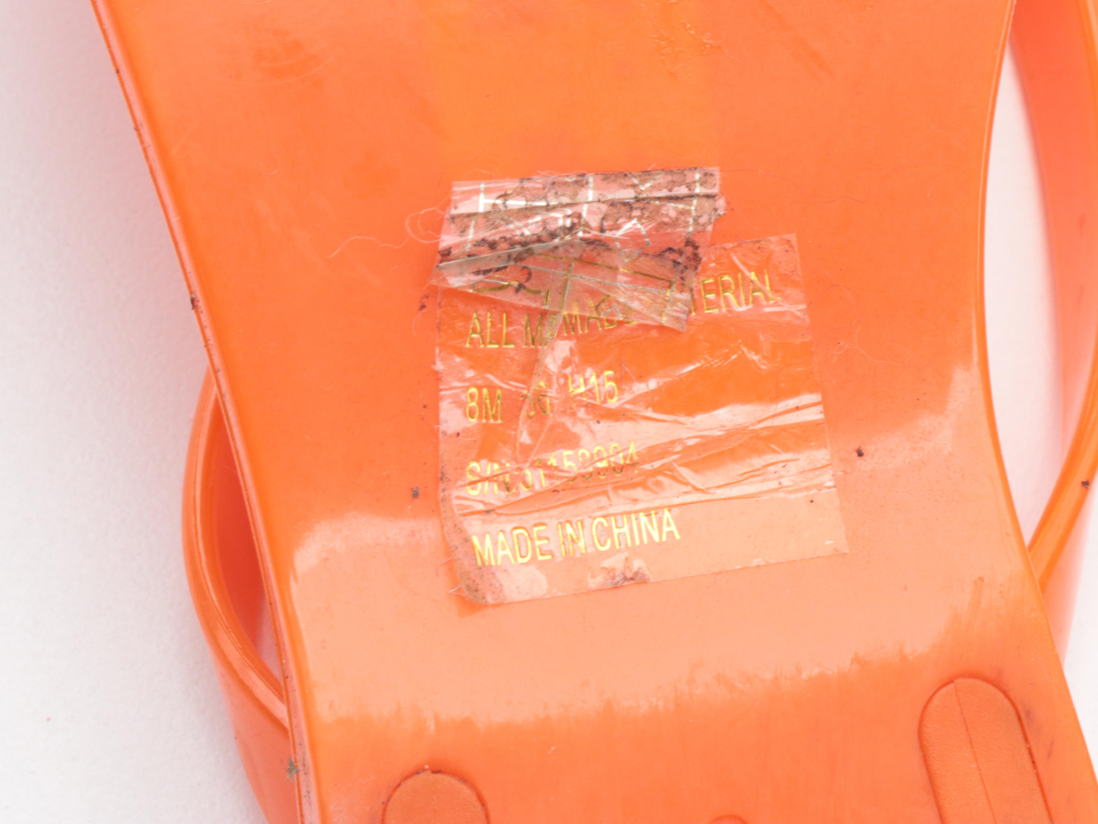 Tory Burch Jelly Bow Thong Sandal in Poppy Orange