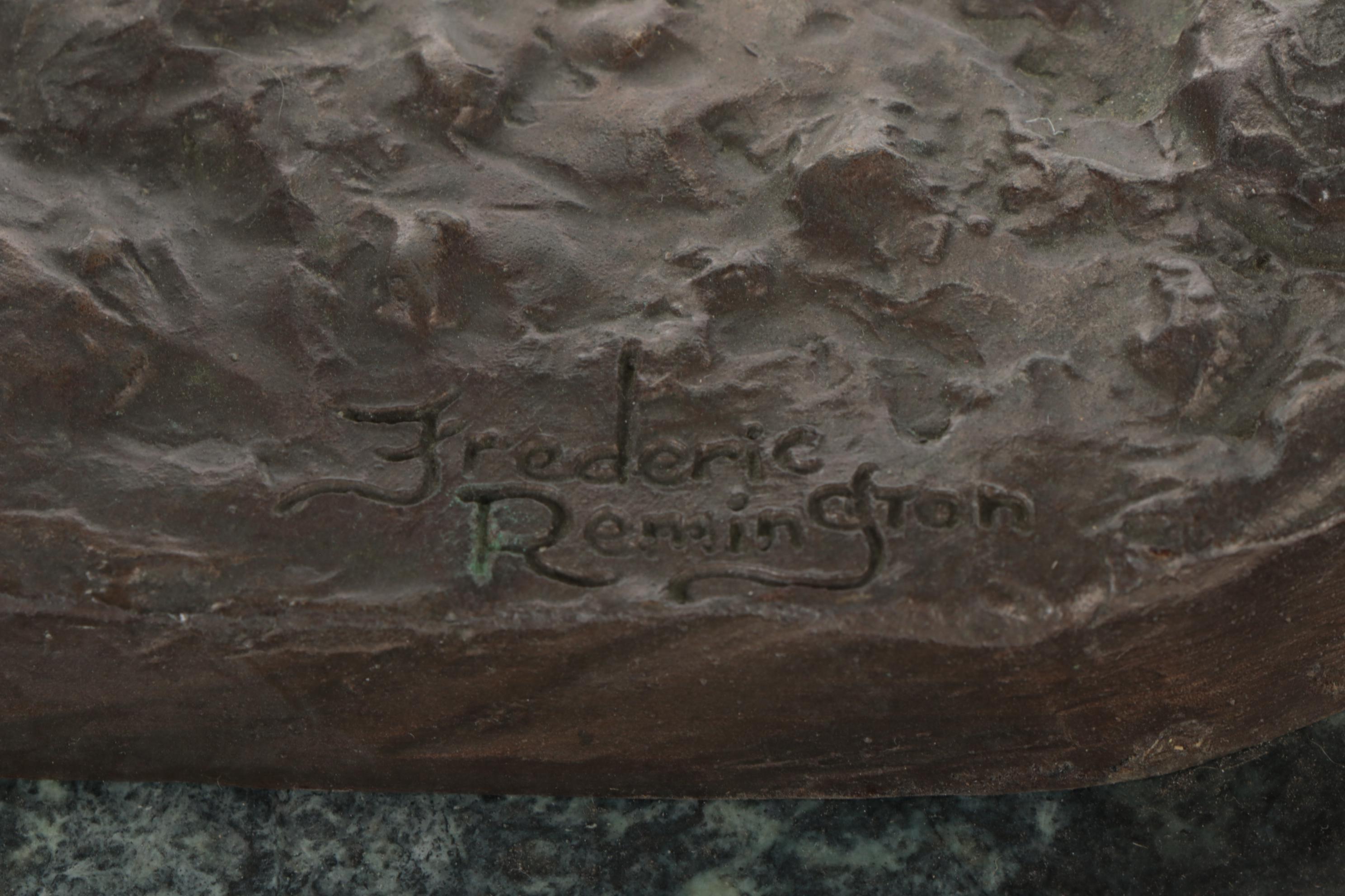 EMI Bronze Sculpture after Frederic Remington "Bronco Buster," 1994