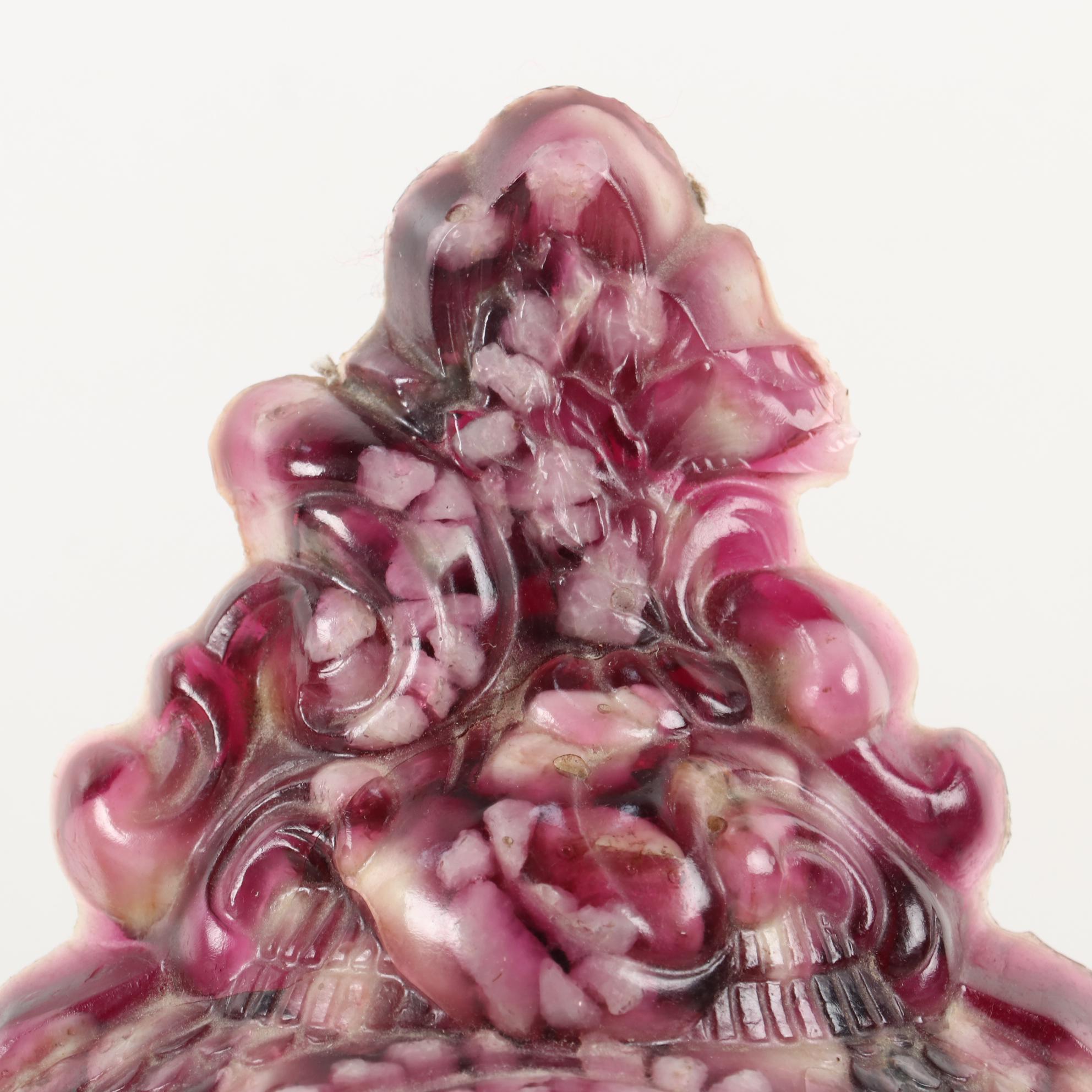 Lanshire Cast Resin and Pebble "Vomit Art" Electric Clock, circa 1960s