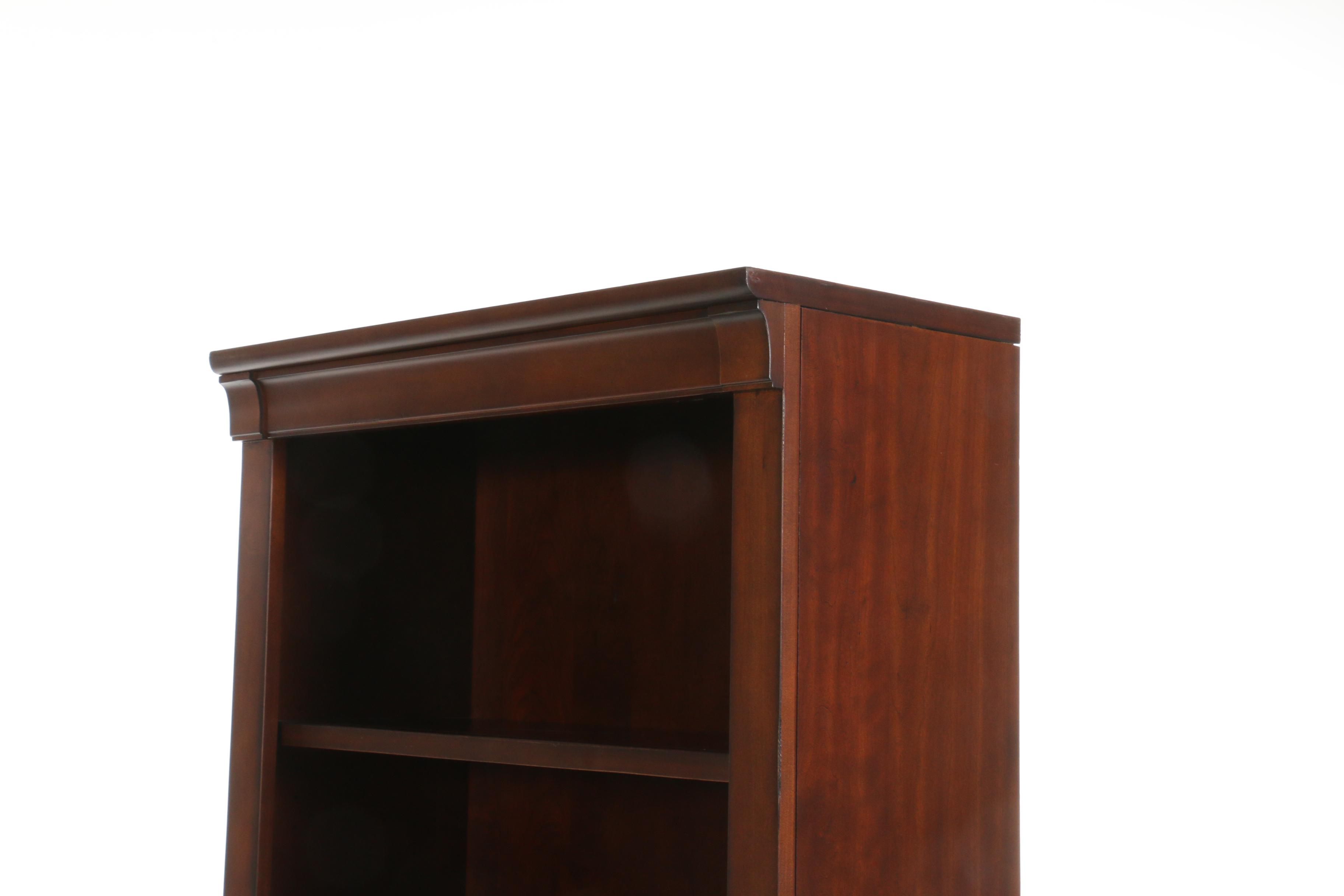 Pair of Aspenhome "Chateau de Vin" Cherry-Stained Bookcases