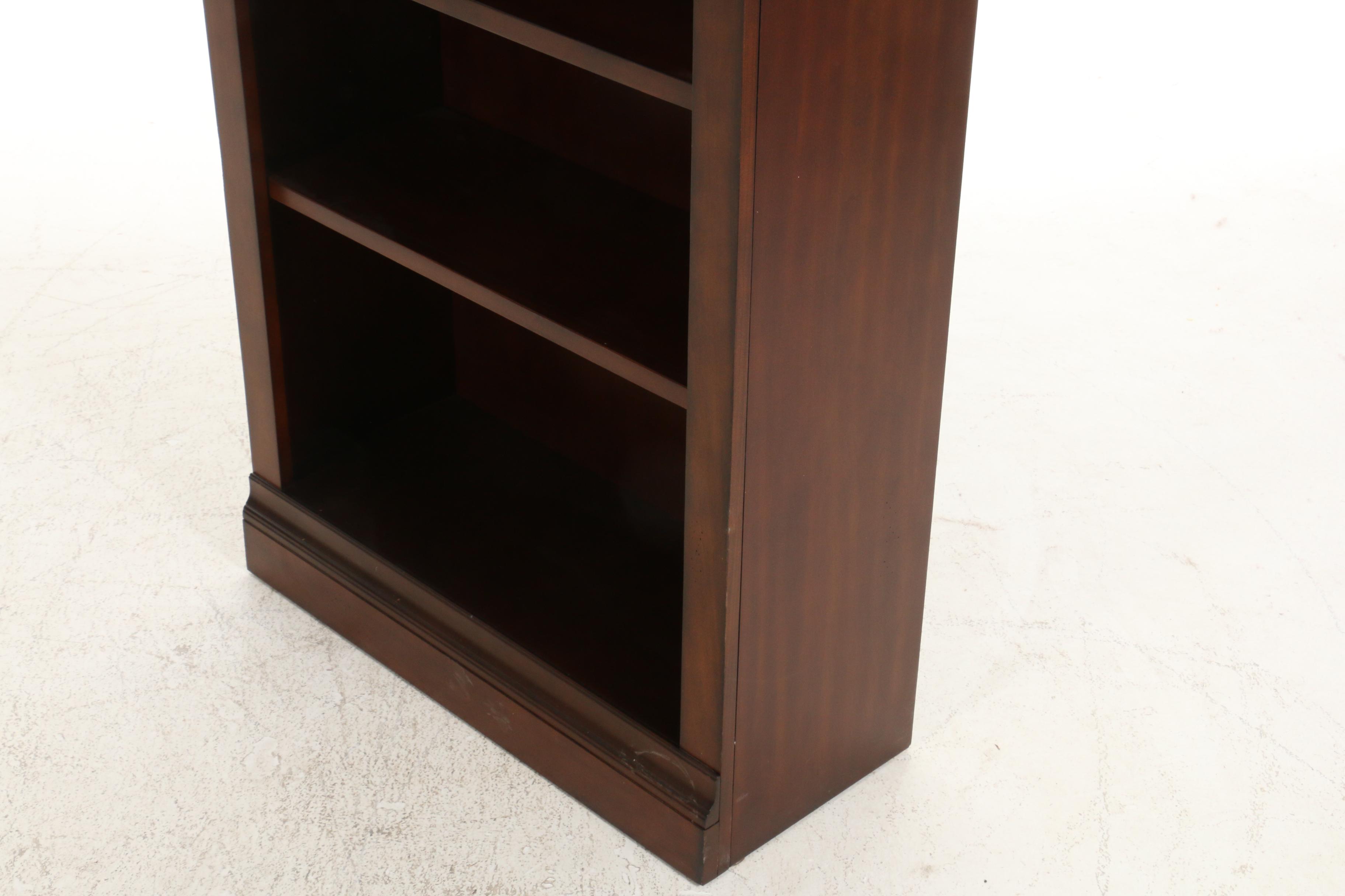 Pair of Aspenhome "Chateau de Vin" Cherry-Stained Bookcases