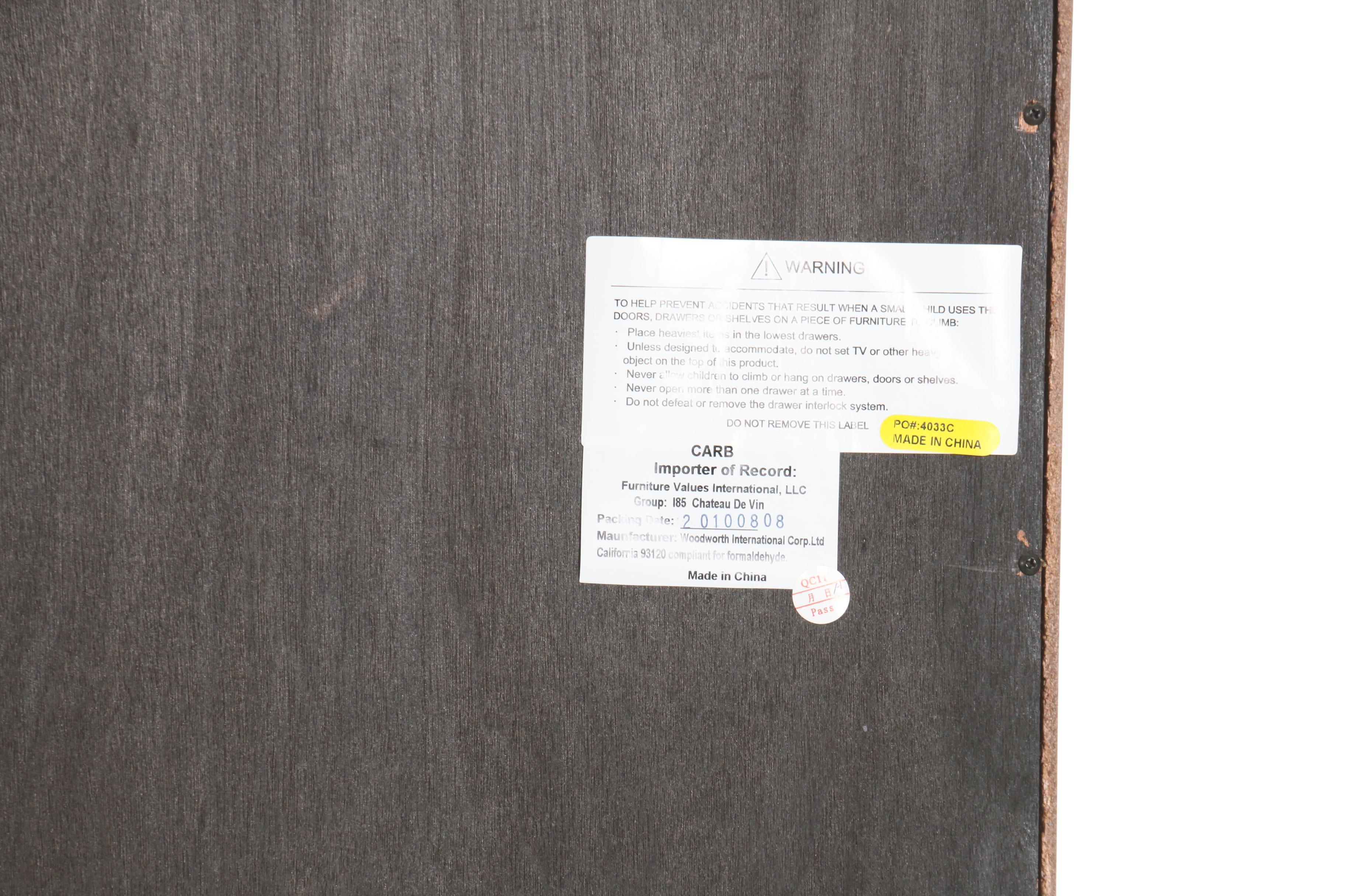 Pair of Aspenhome "Chateau de Vin" Cherry-Stained Bookcases