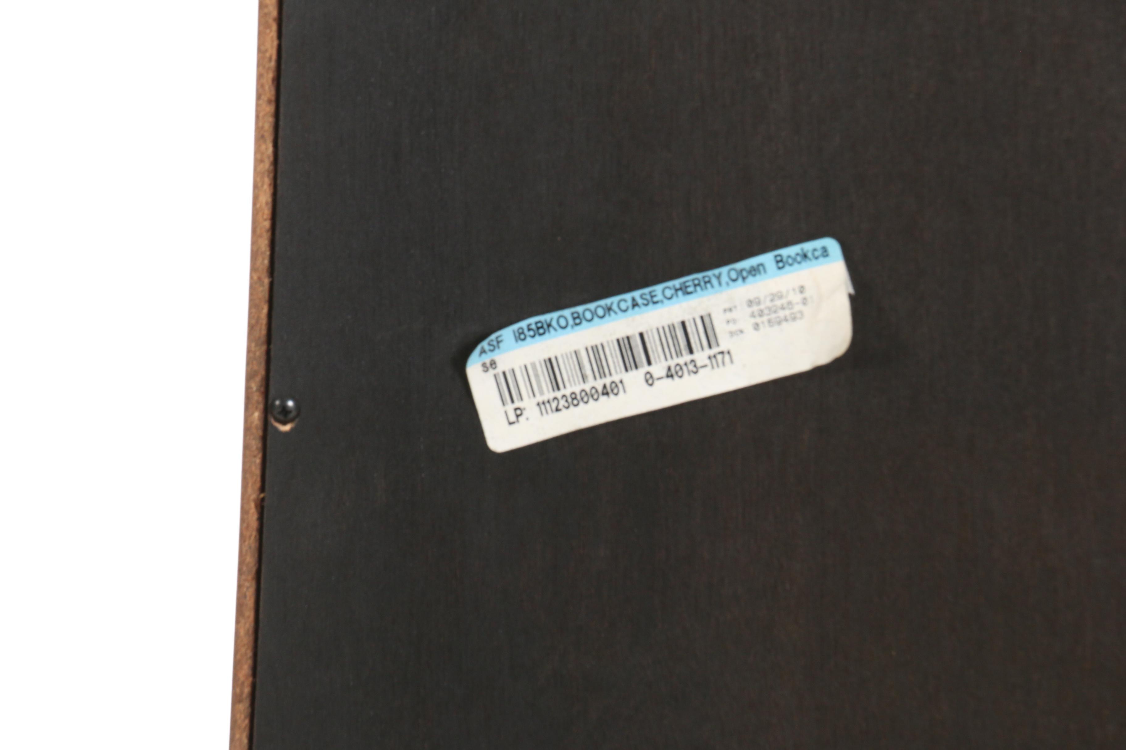 Pair of Aspenhome "Chateau de Vin" Cherry-Stained Bookcases