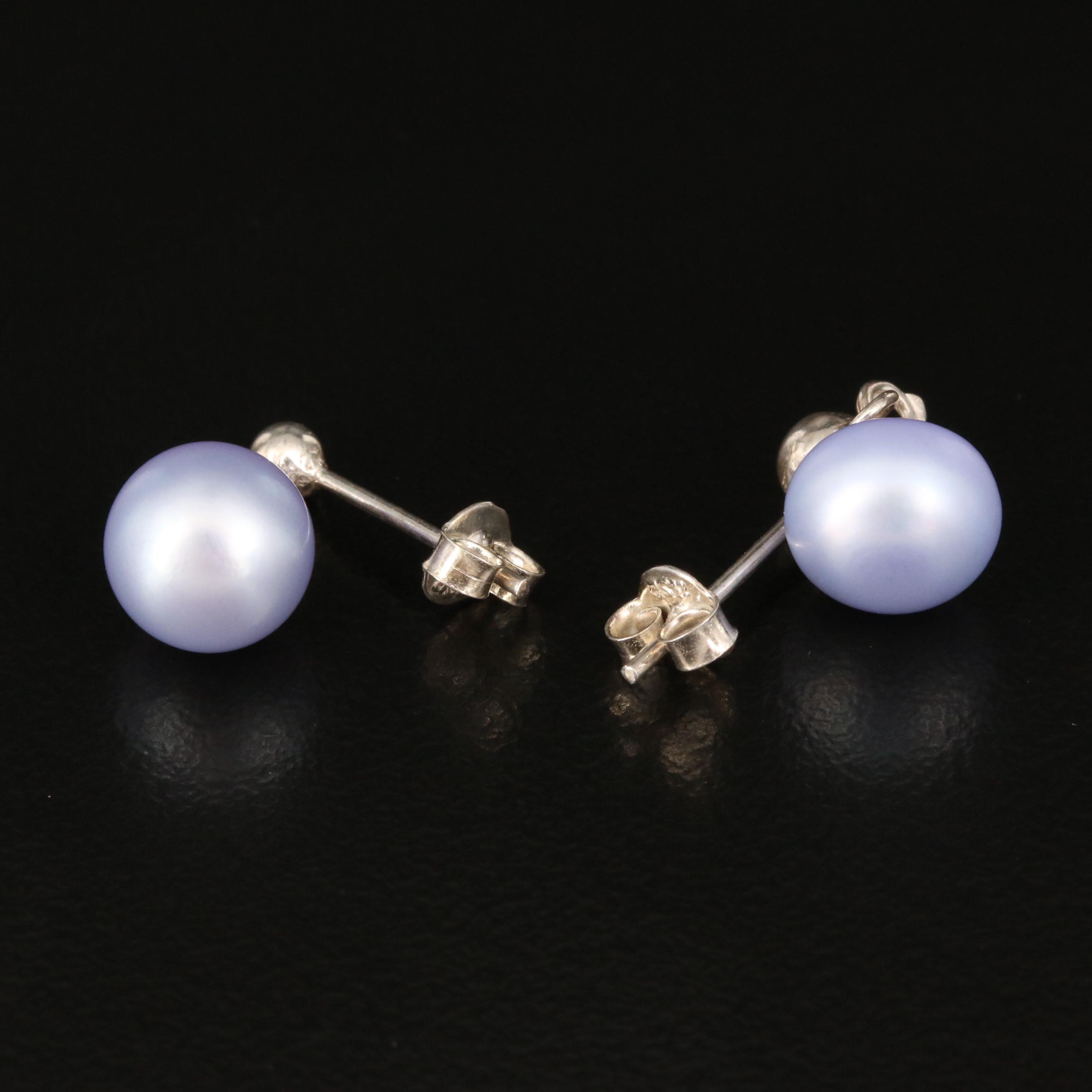 Pearl Bracelet and Earring Set with Sterling Components