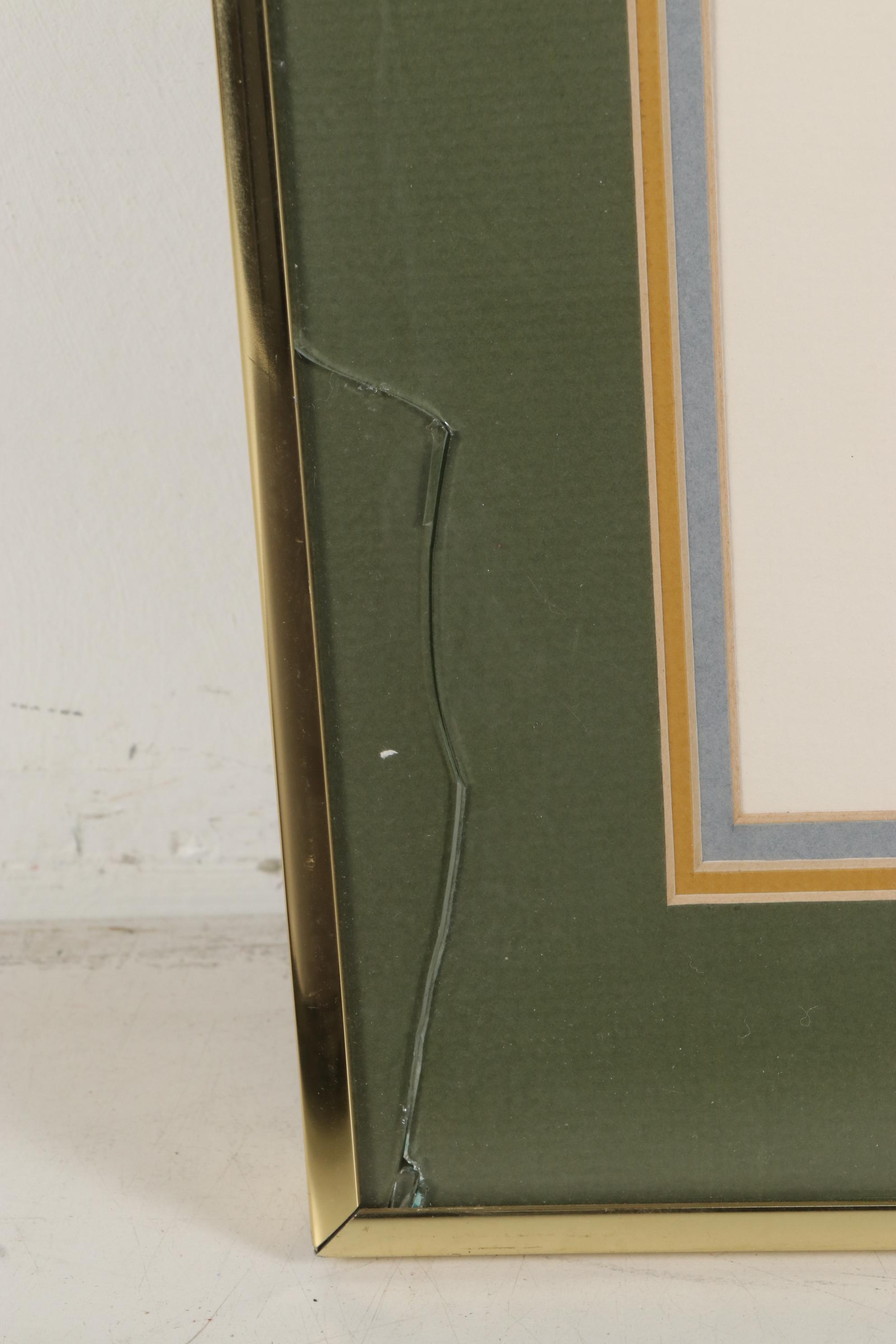 P. Chu Serigraph of Peacock Feather, Late 20th-21st Century