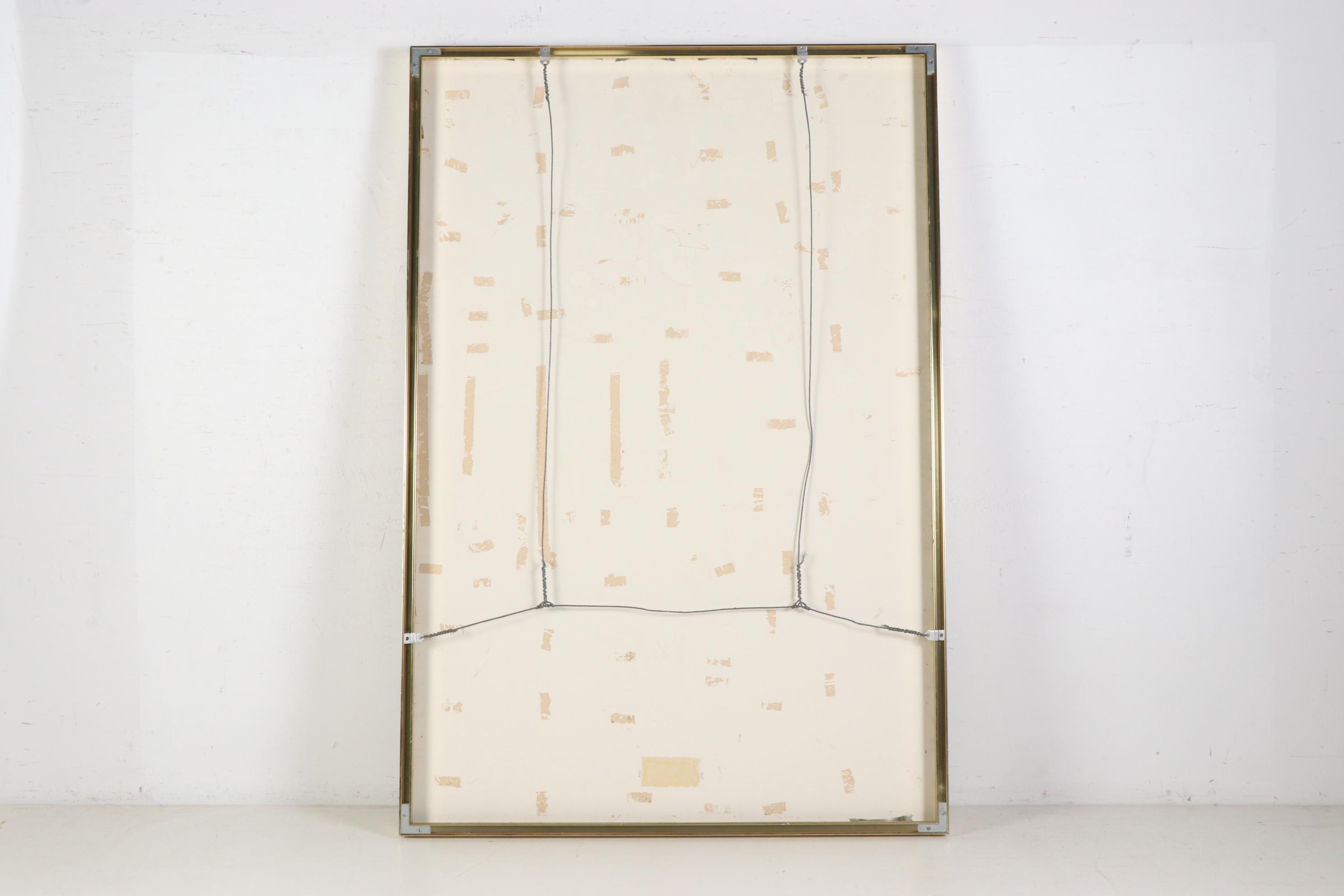 P. Chu Serigraph of Peacock Feather, Late 20th-21st Century