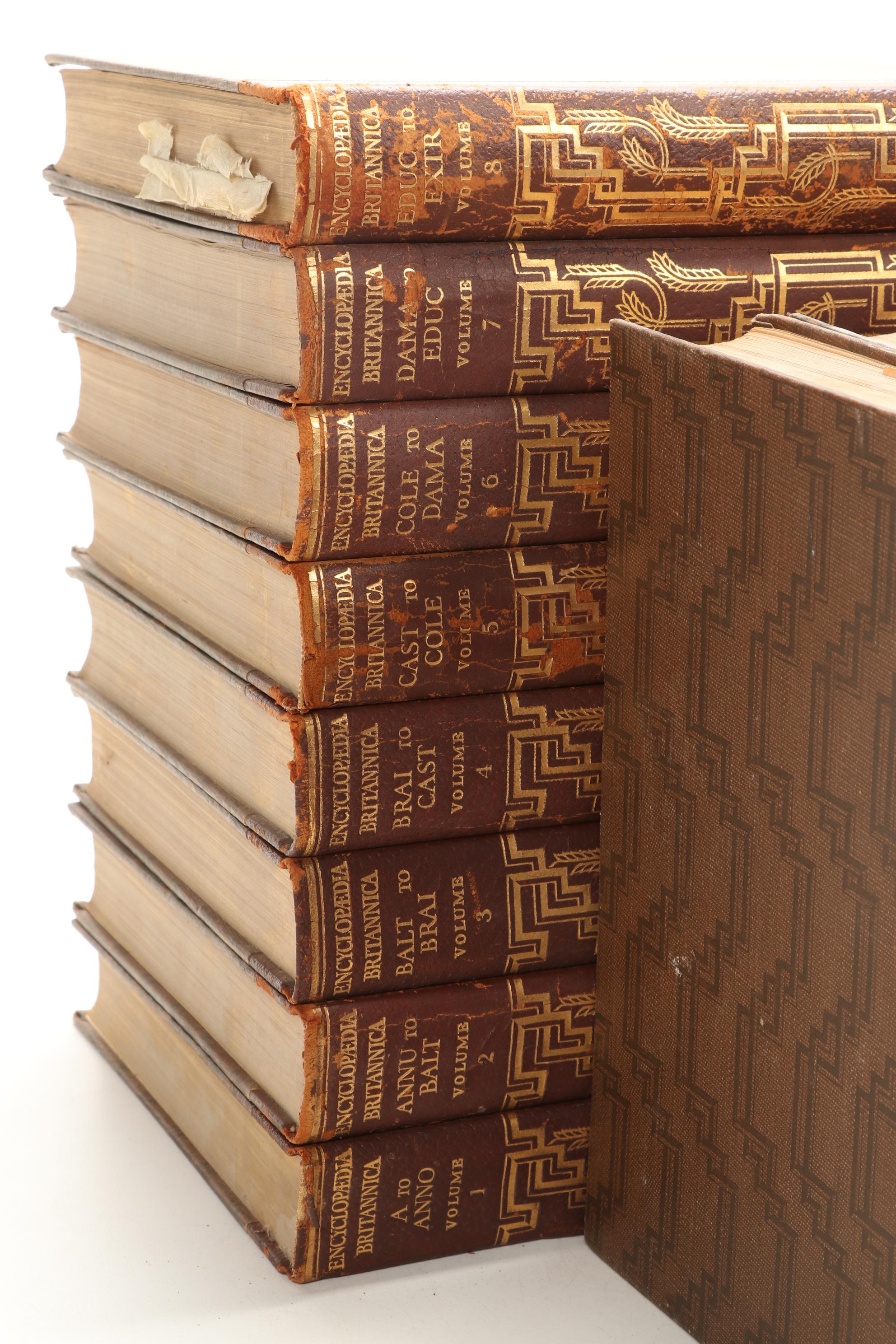 Complete "The Encyclopædia Britannica" Fourteenth Edition Twenty-Four Volume Set