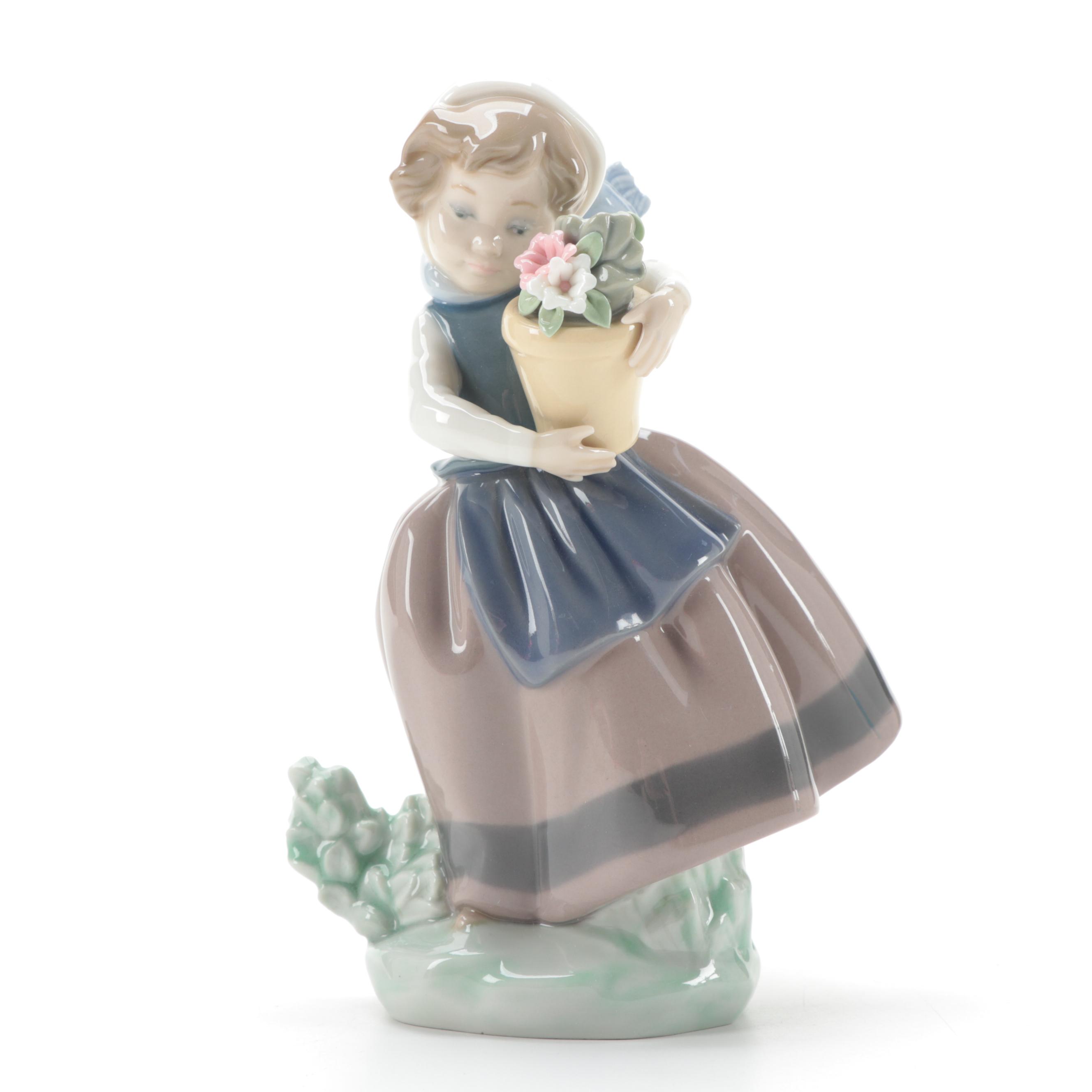 Lladró "Spring is Here" Porcelain Figurine Designed by José Puche