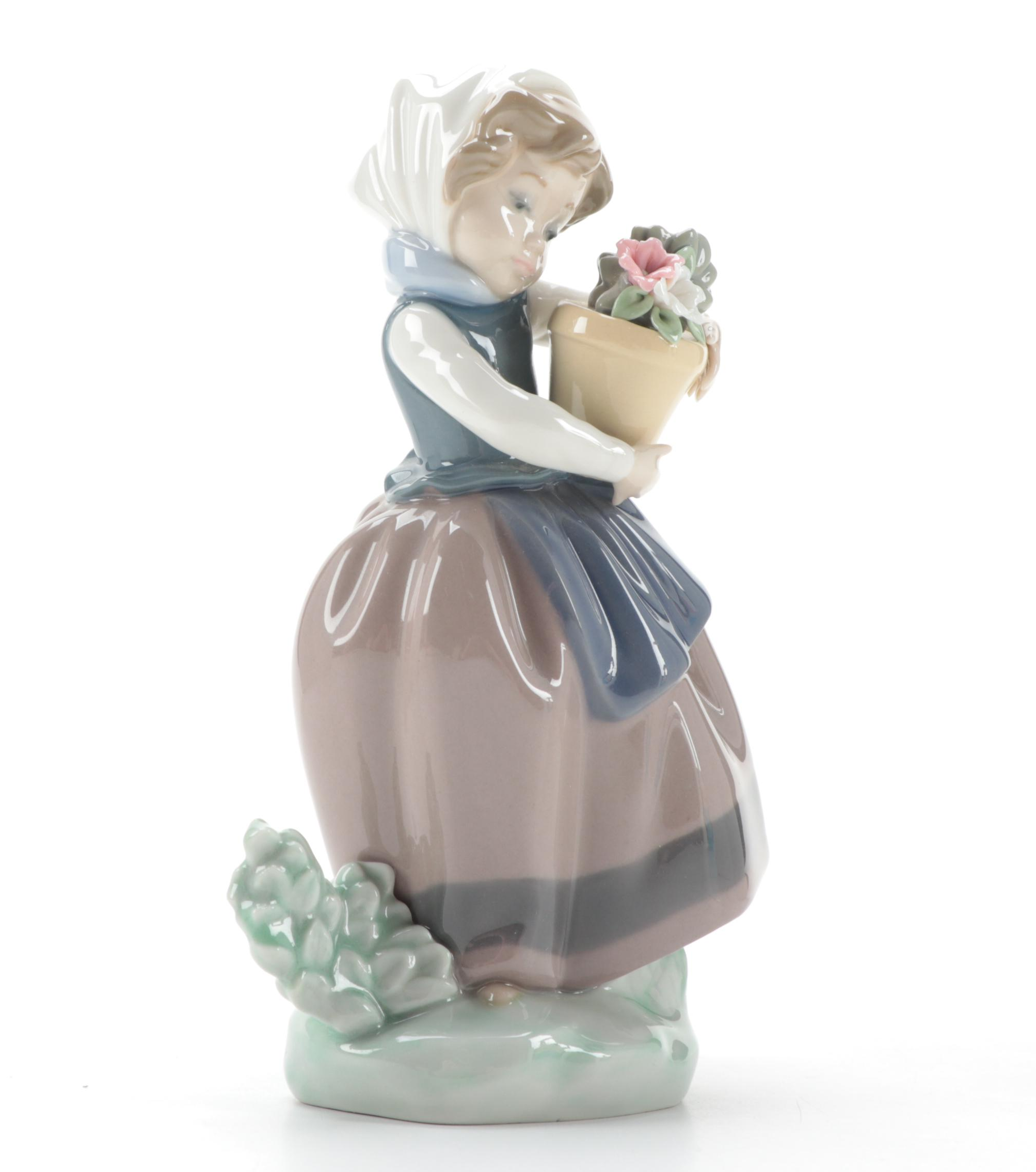 Lladró "Spring is Here" Porcelain Figurine Designed by José Puche