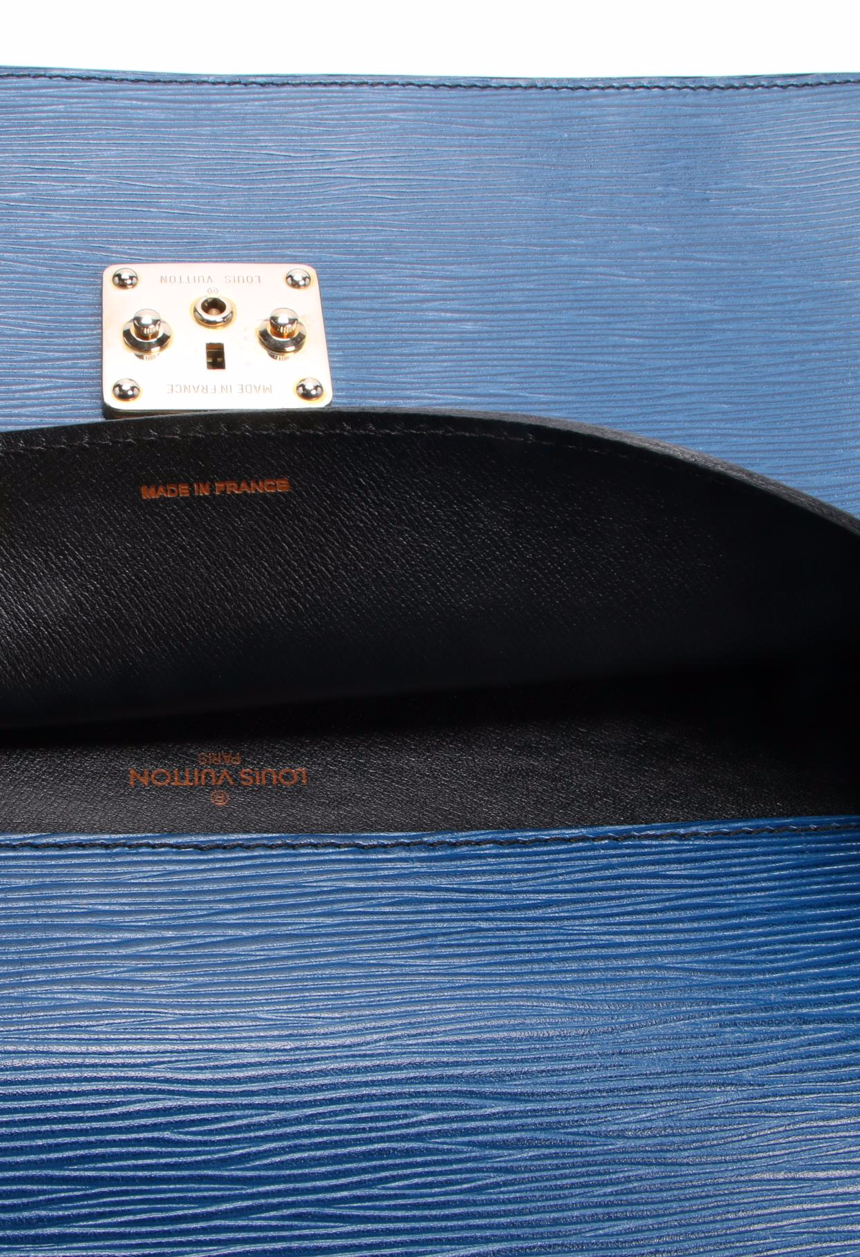 Louis Vuitton Porte Document Senateur in Toledo Blue Epi Leather