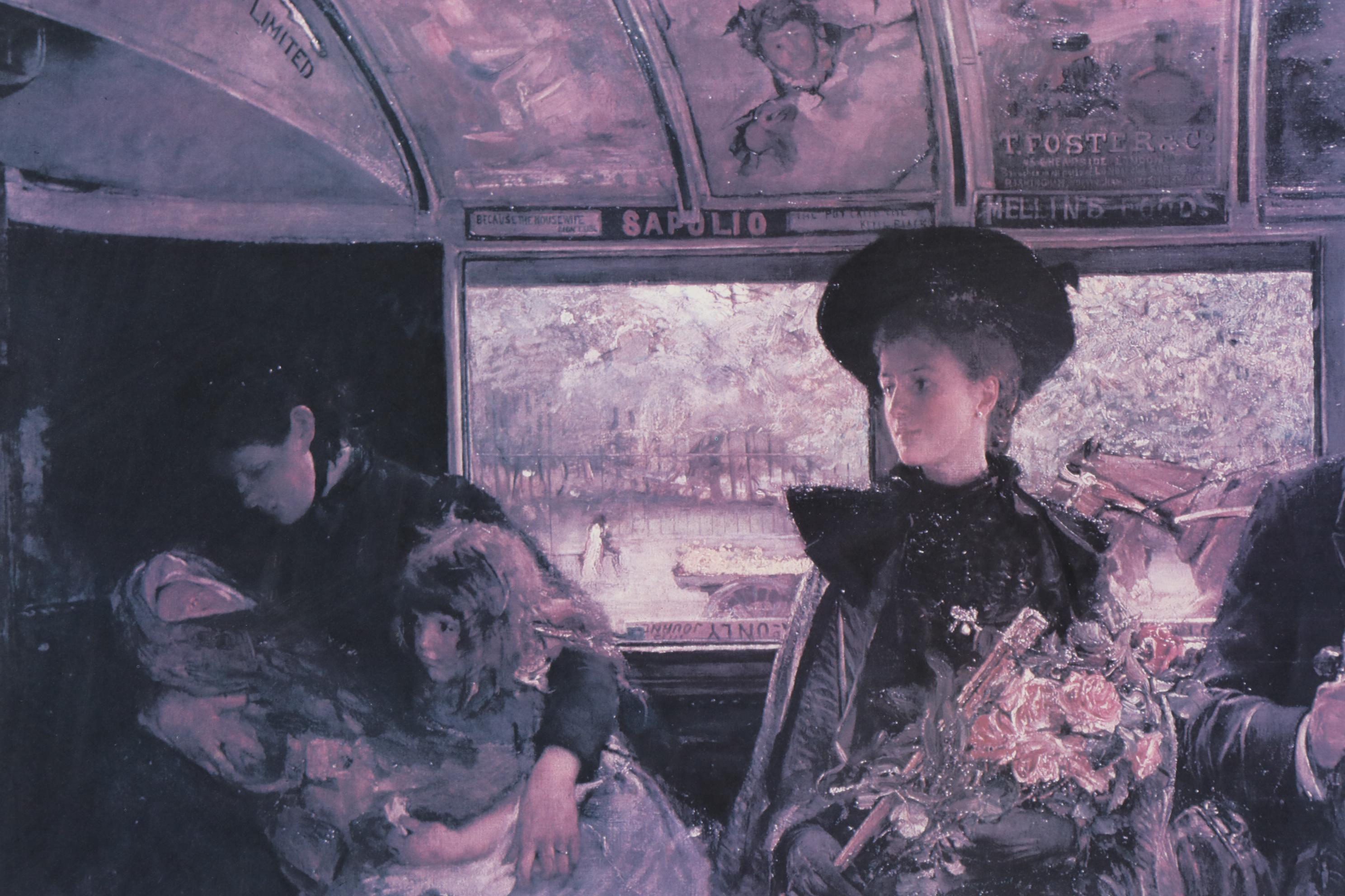 Offset Lithograph after George W. Joy "The Bayswater Omnibus"