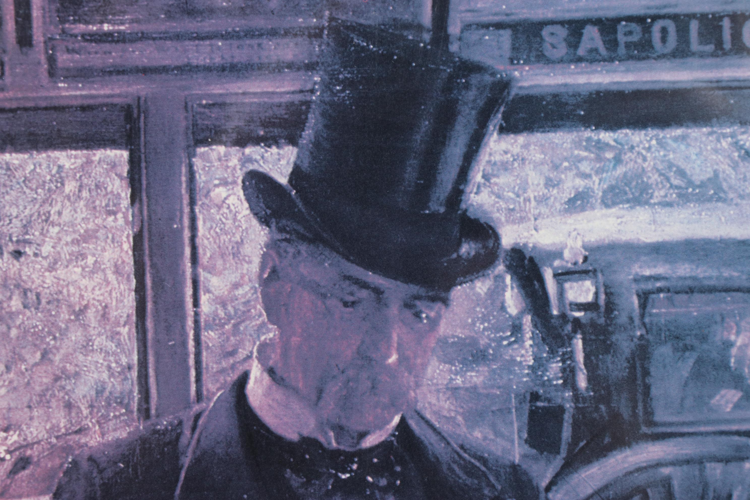 Offset Lithograph after George W. Joy "The Bayswater Omnibus"