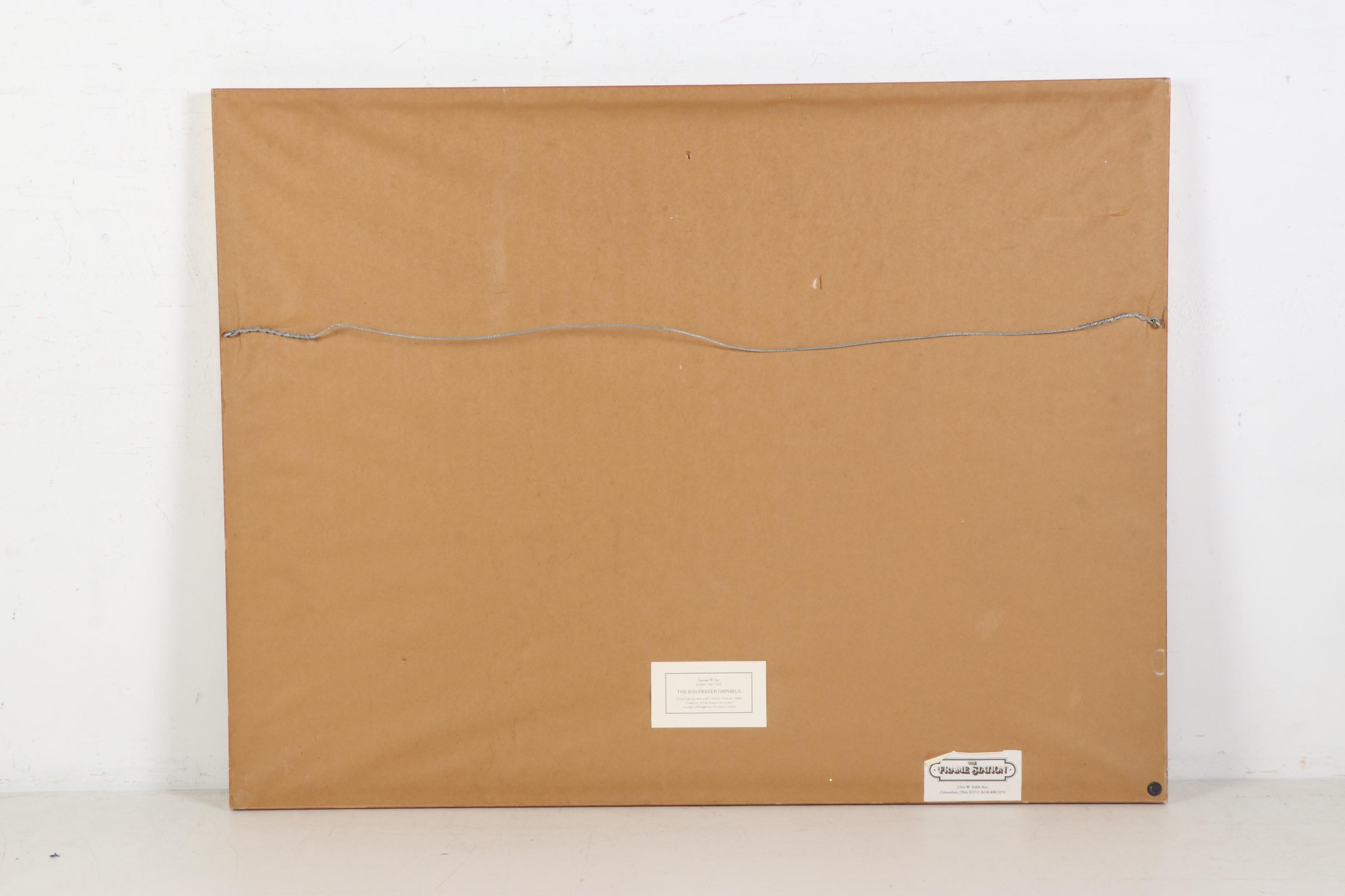 Offset Lithograph after George W. Joy "The Bayswater Omnibus"