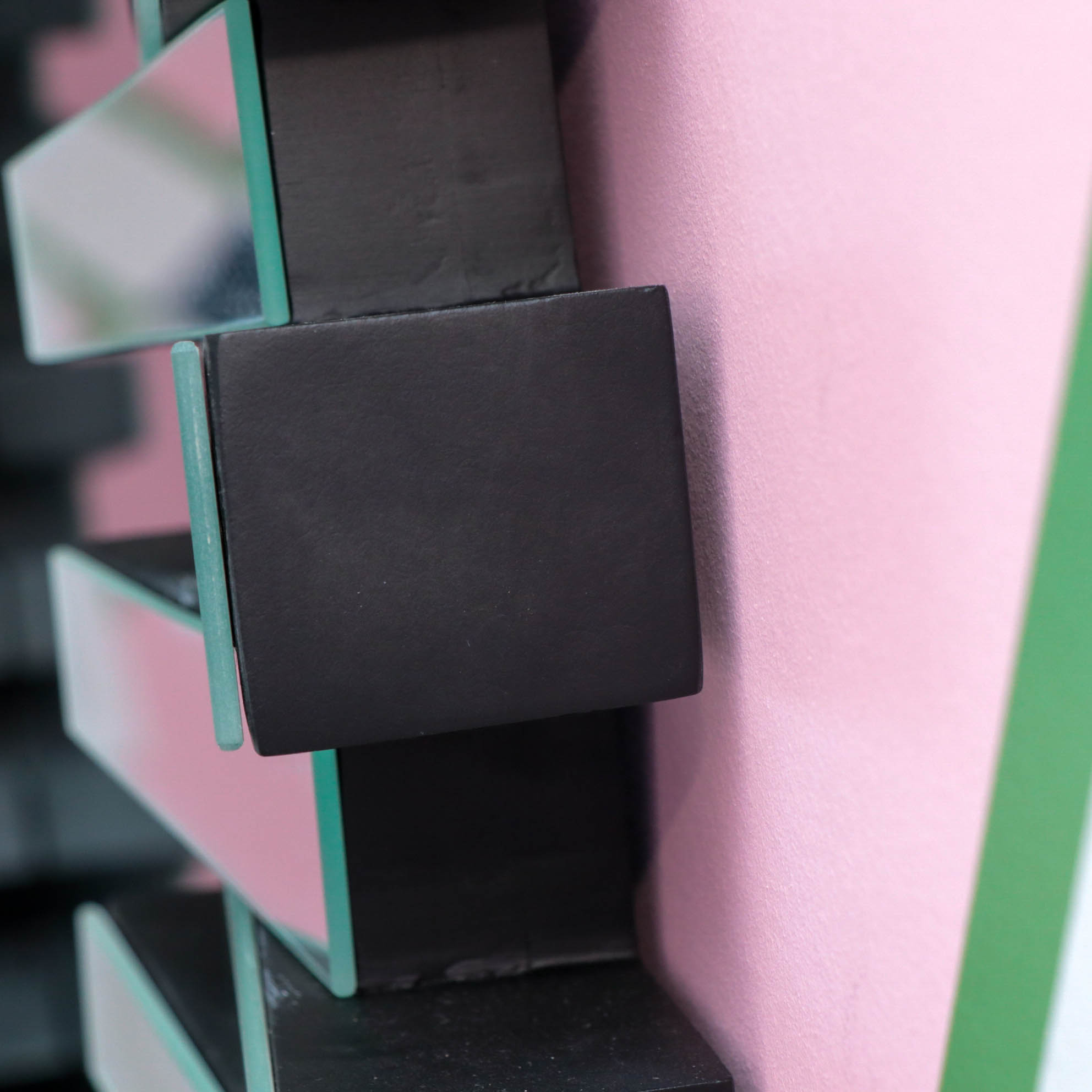 Round Multi-Paneled Sunburst Wall Mirror