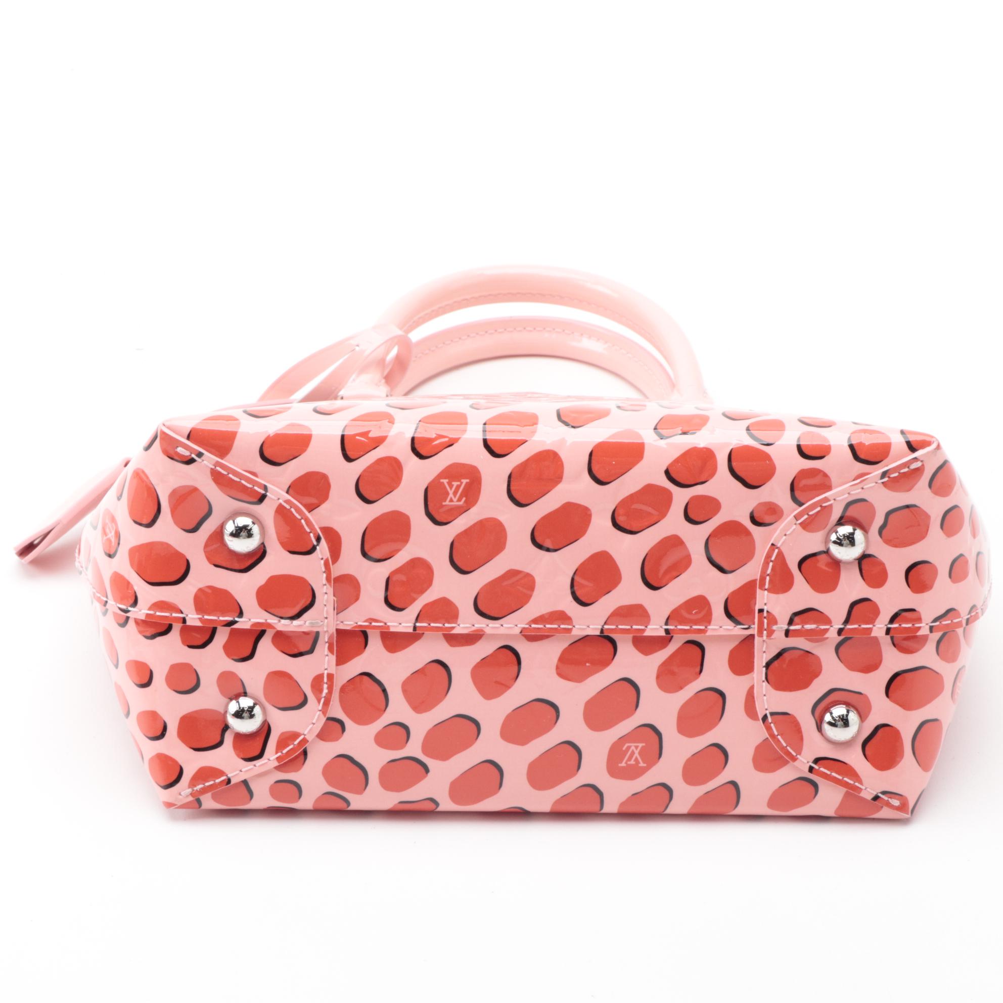 Louis Vuitton Limited Edition Monogram Vernis Jungle Print Leather Small Tote