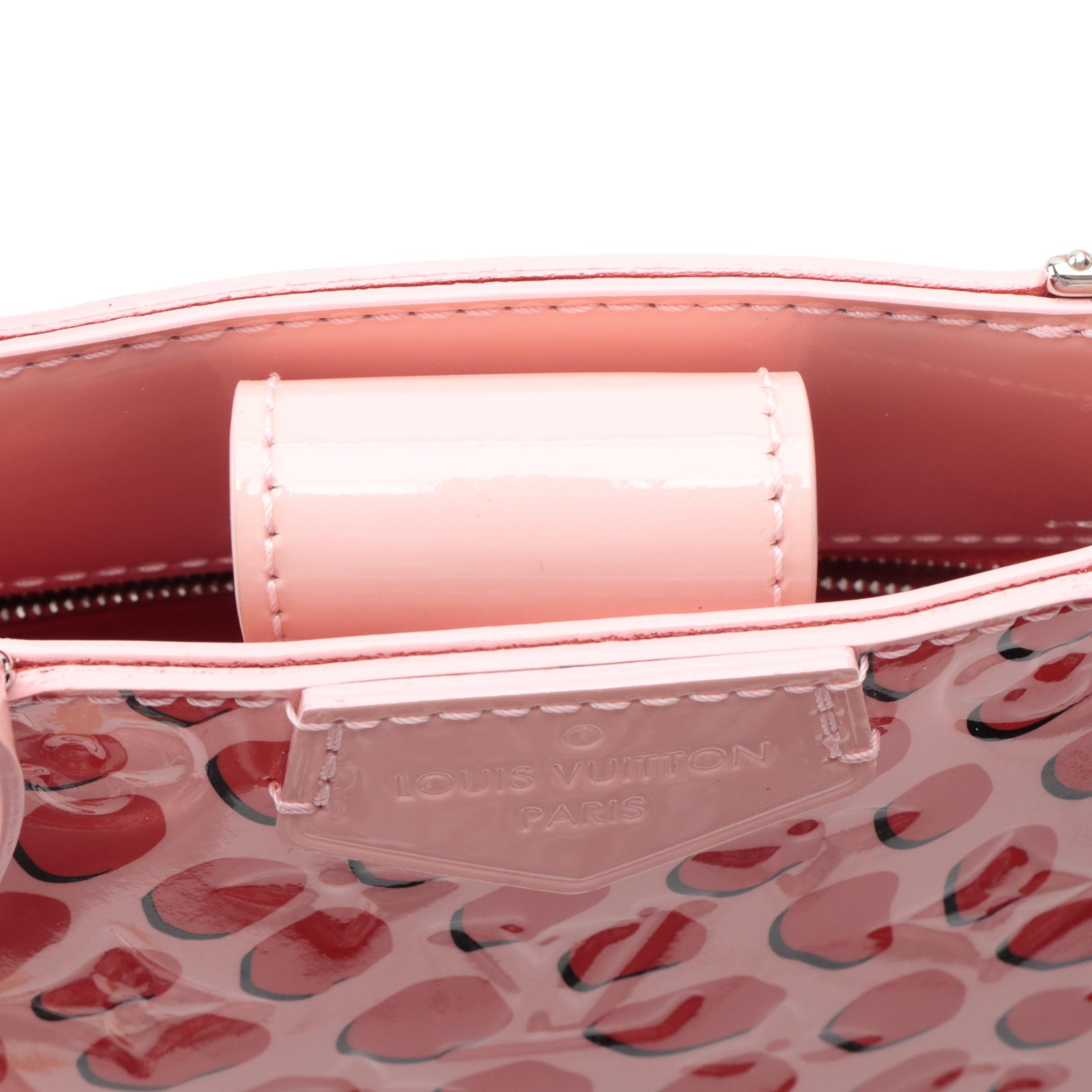 Louis Vuitton Limited Edition Monogram Vernis Jungle Print Leather Small Tote