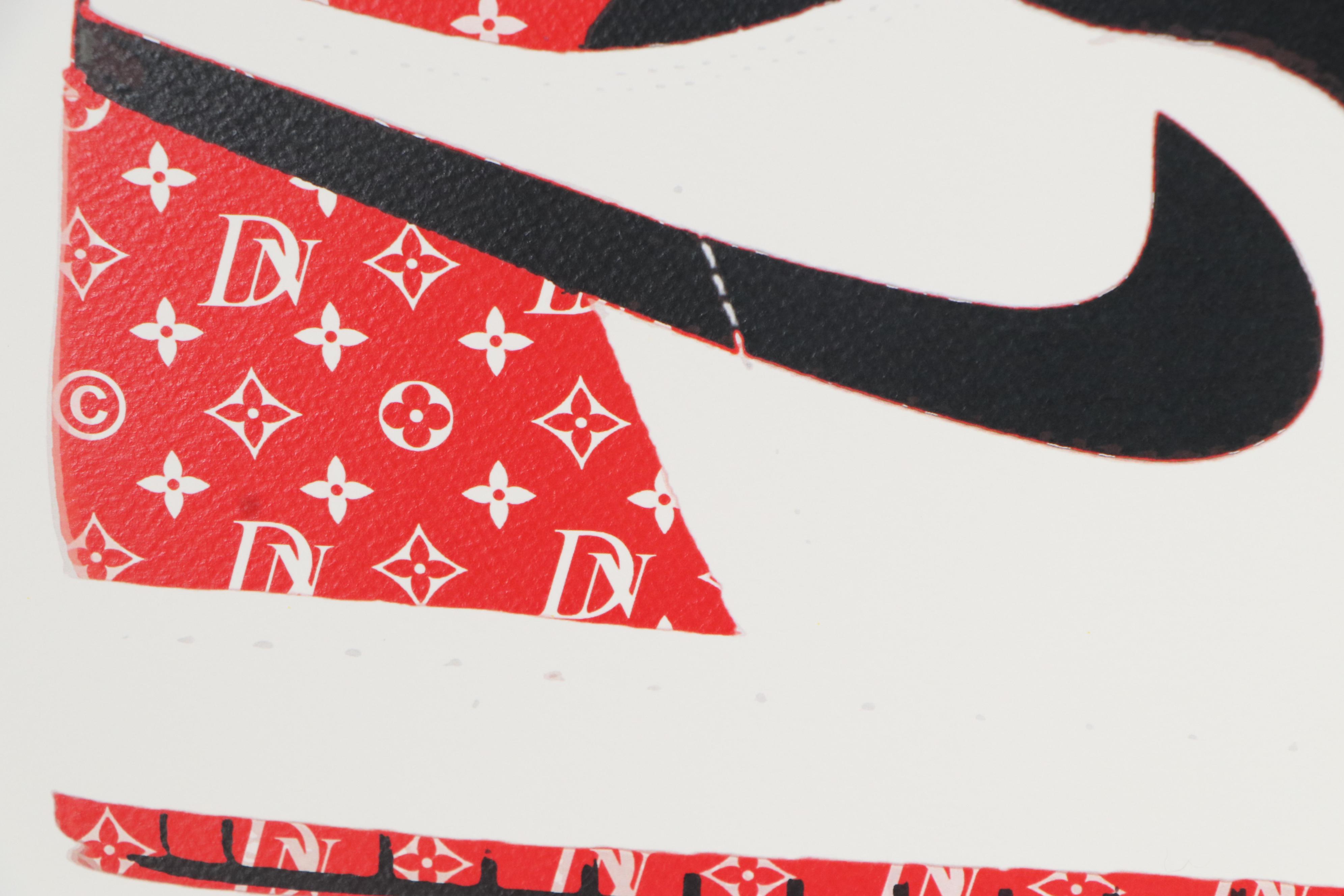 Death NYC Pop Art Graphic Print of Nike Sneaker, 2017