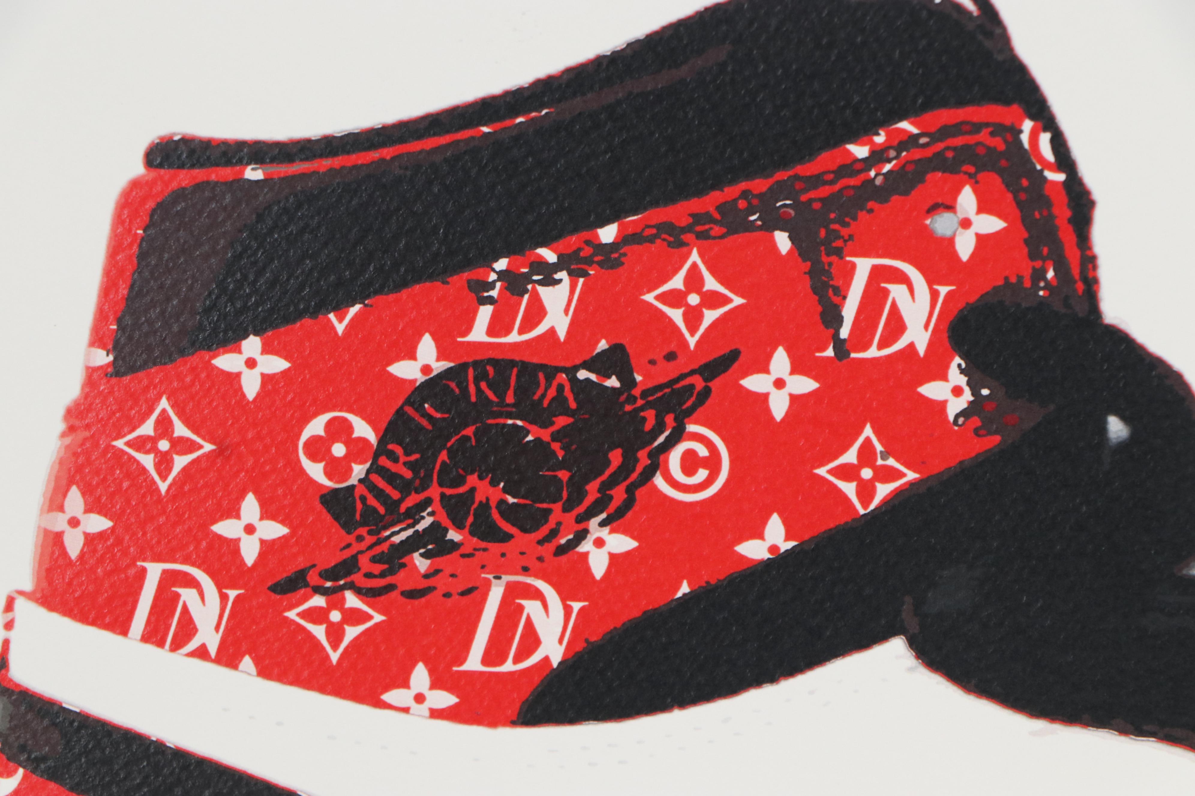 Death NYC Pop Art Graphic Print of Nike Sneaker, 2017