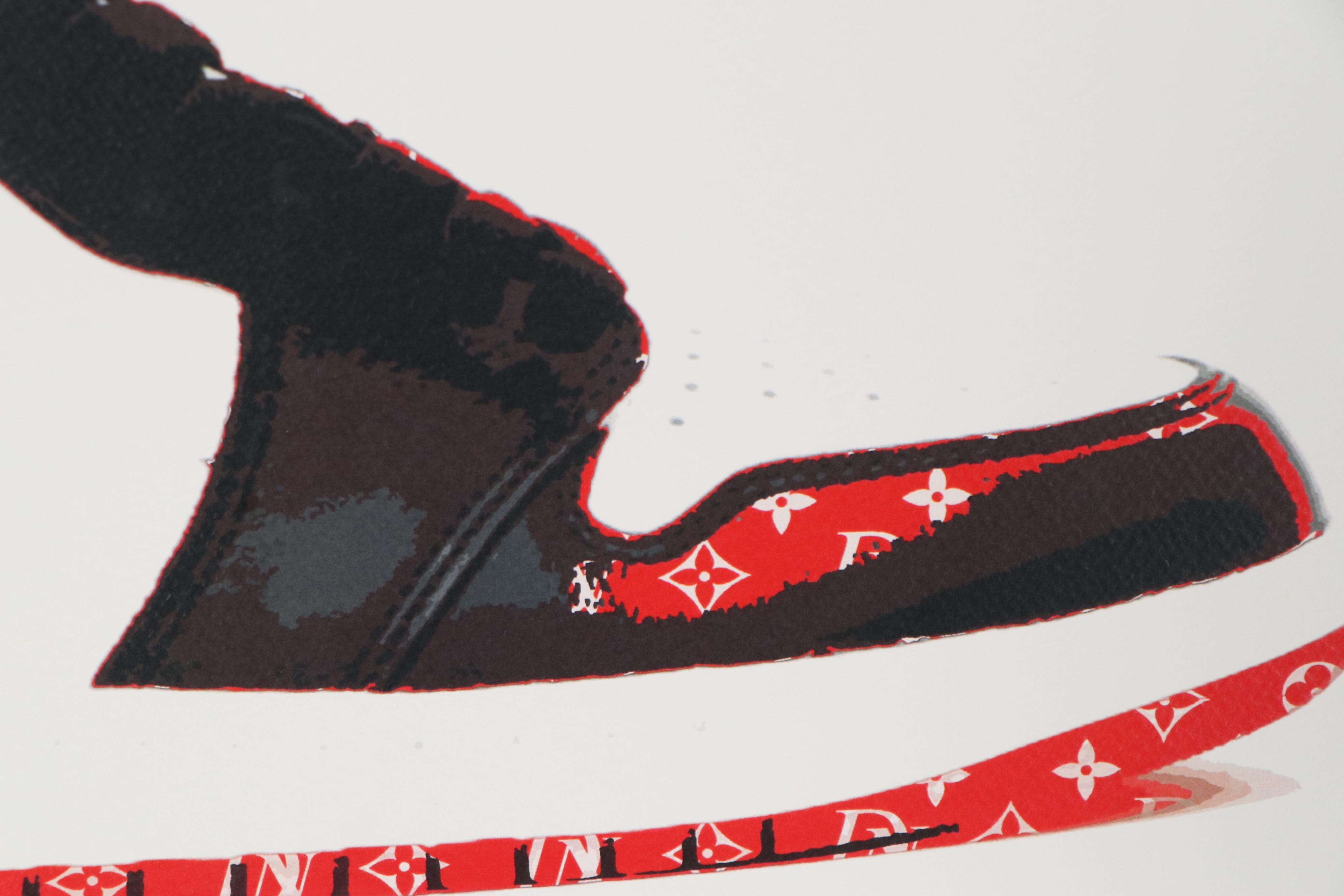 Death NYC Pop Art Graphic Print of Nike Sneaker, 2017