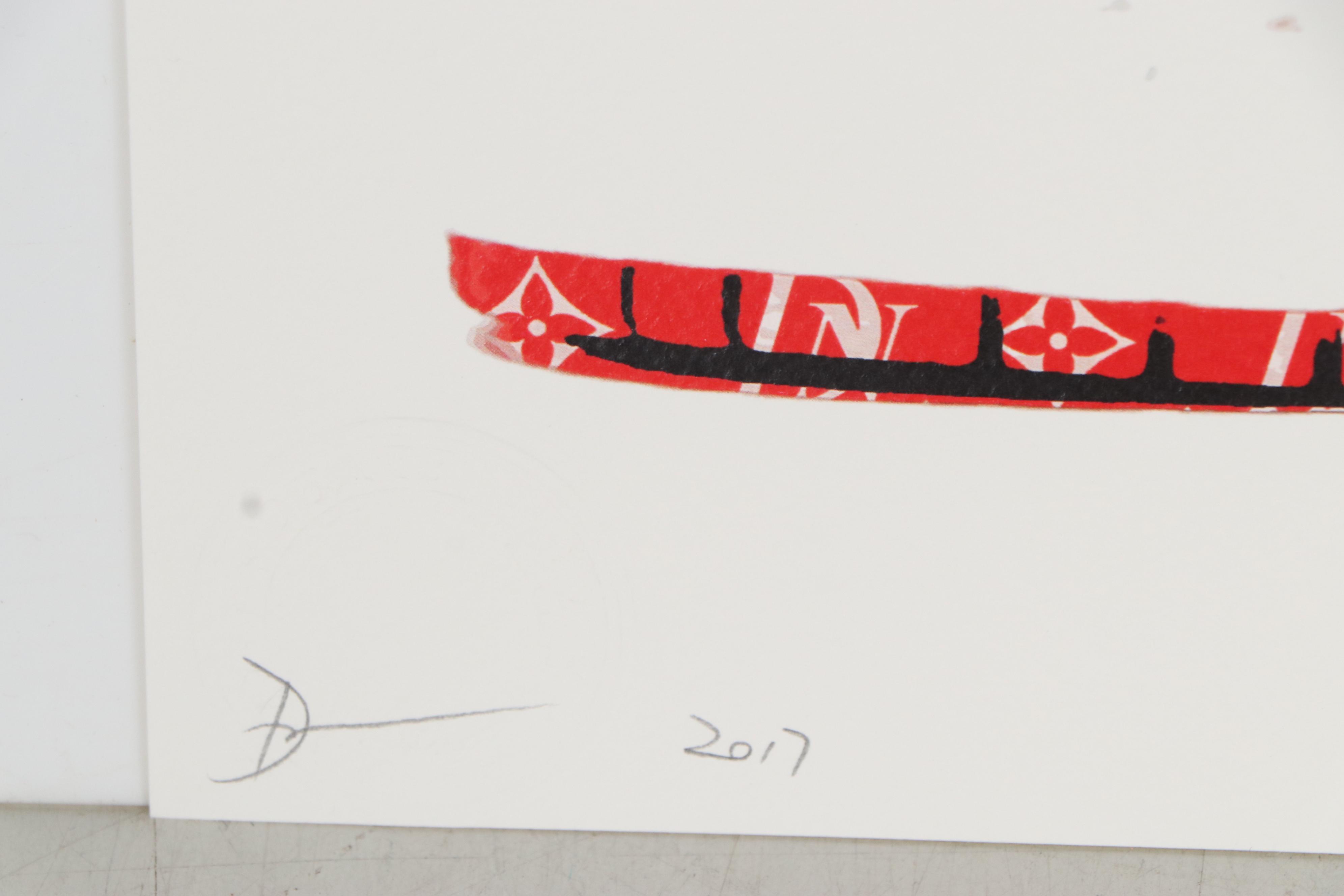 Death NYC Pop Art Graphic Print of Nike Sneaker, 2017