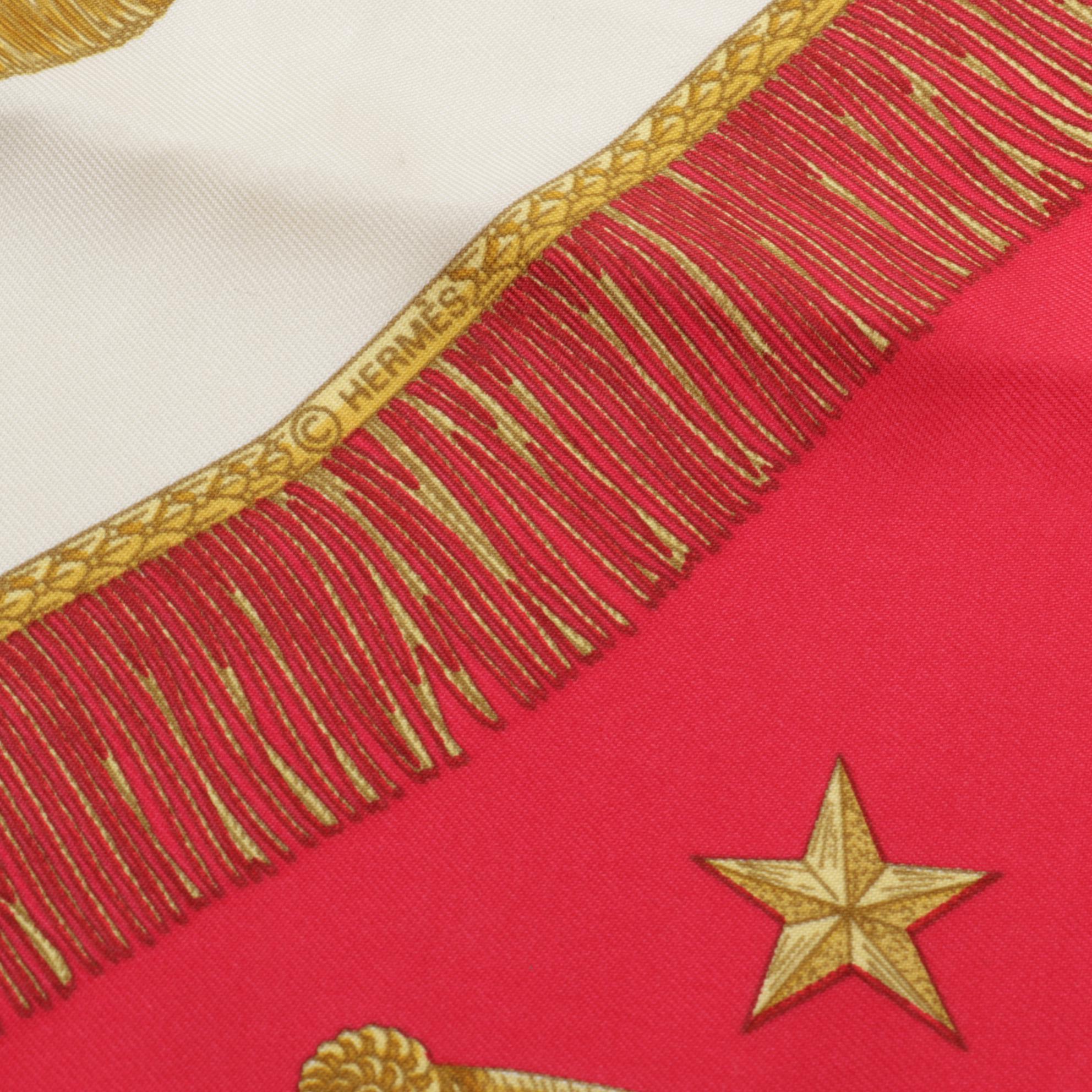 Hermès "Post et Cavalerie" Silk Twill Scarf