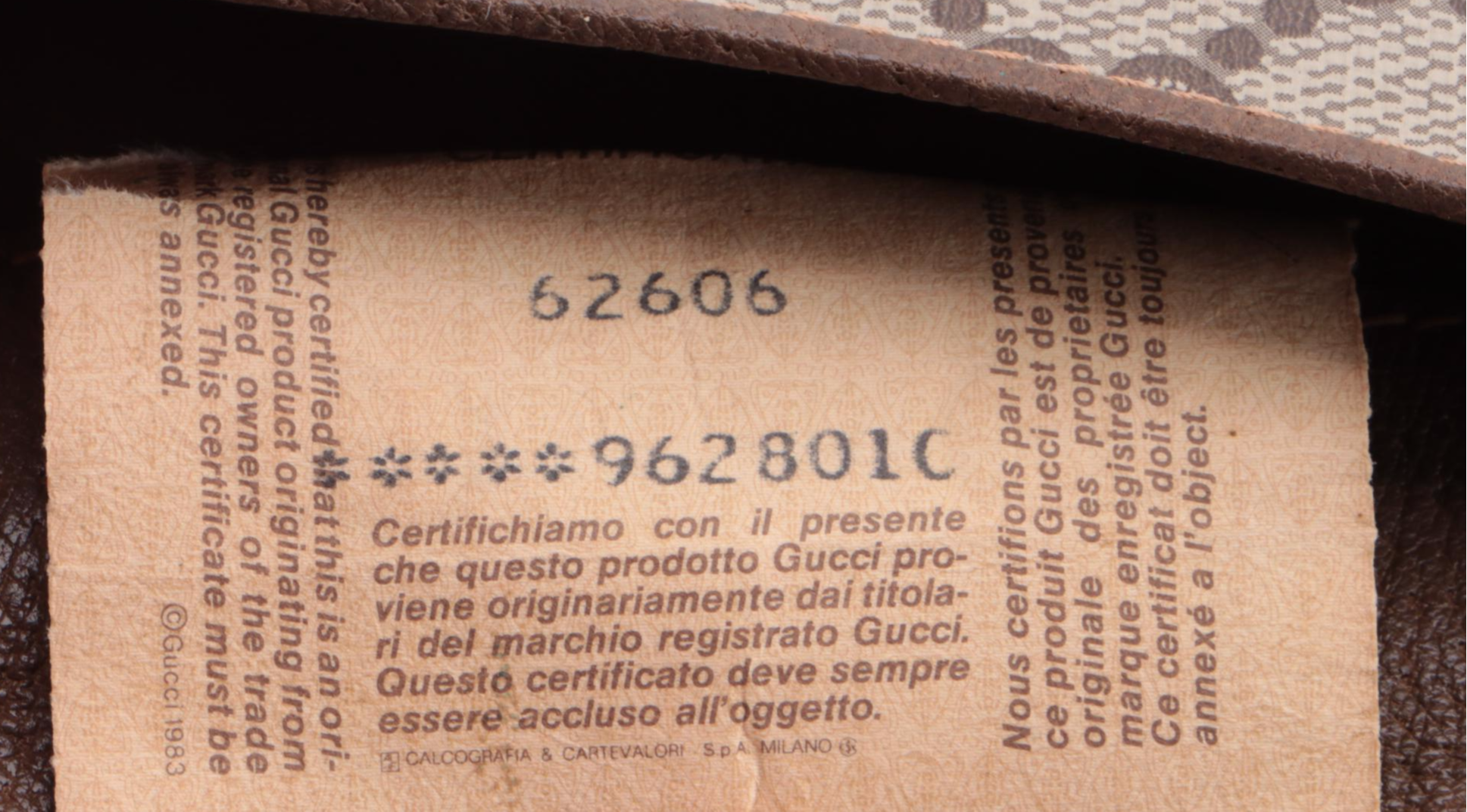 Gucci Accessory Collection GG Supreme Canvas and Leather Wallet