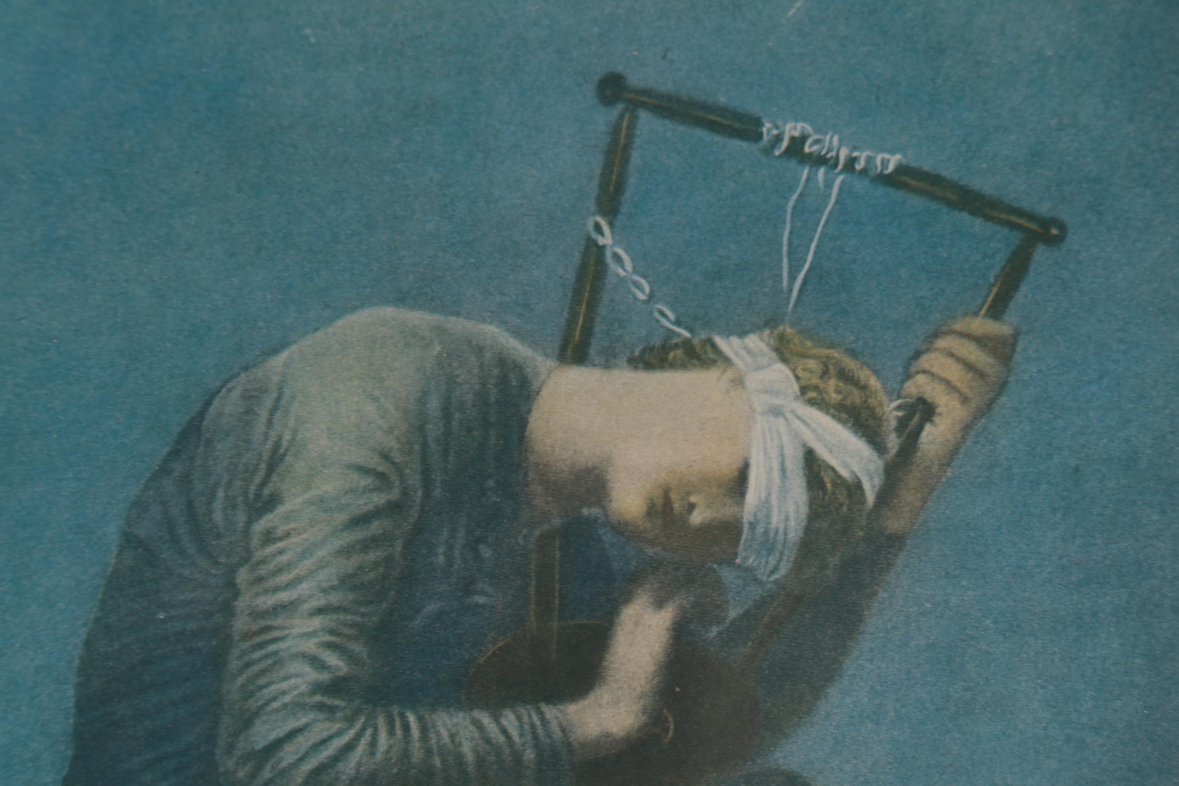 Offset Lithograph after George Frederic Watts "Hope," Late 20th Century