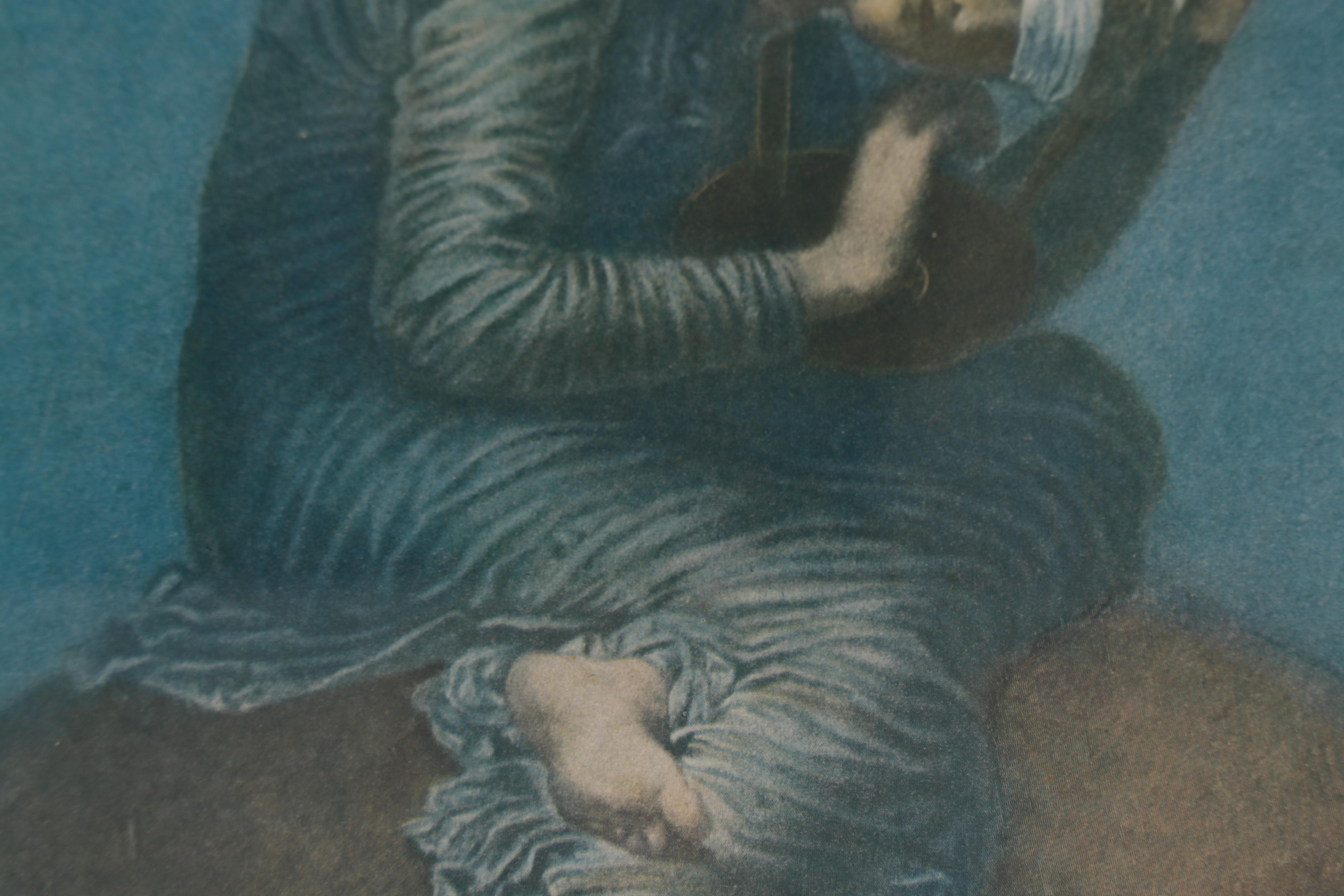 Offset Lithograph after George Frederic Watts "Hope," Late 20th Century