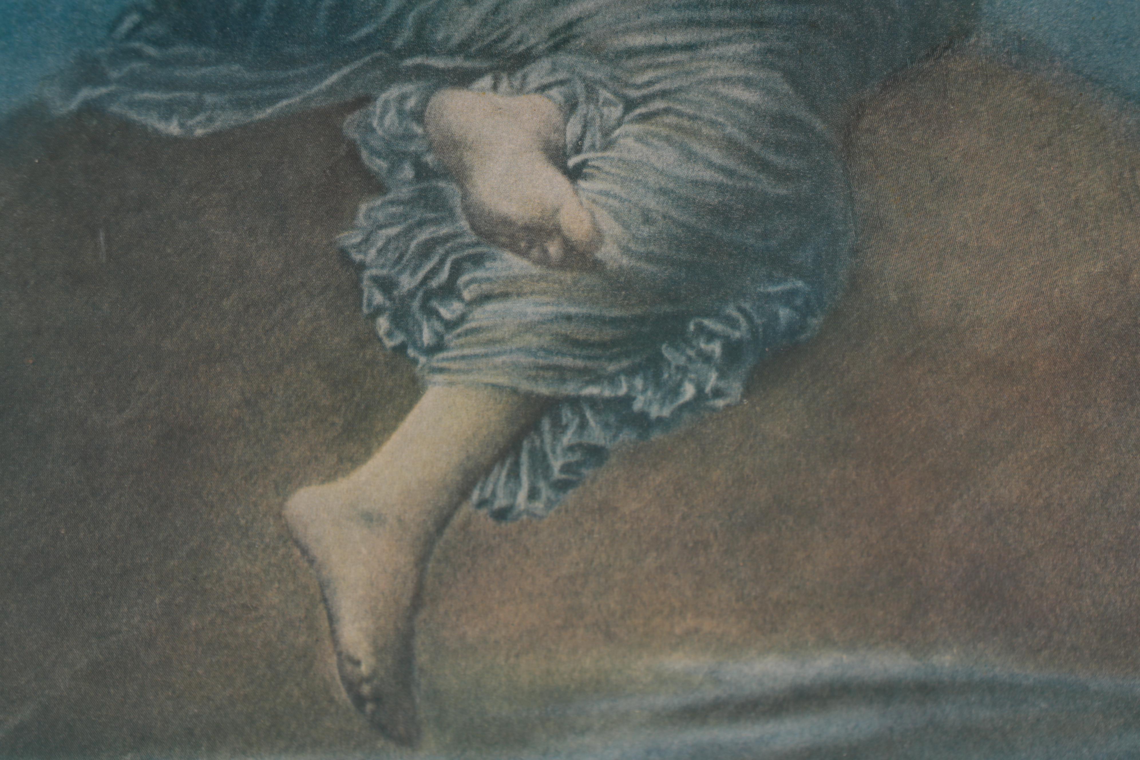 Offset Lithograph after George Frederic Watts "Hope," Late 20th Century