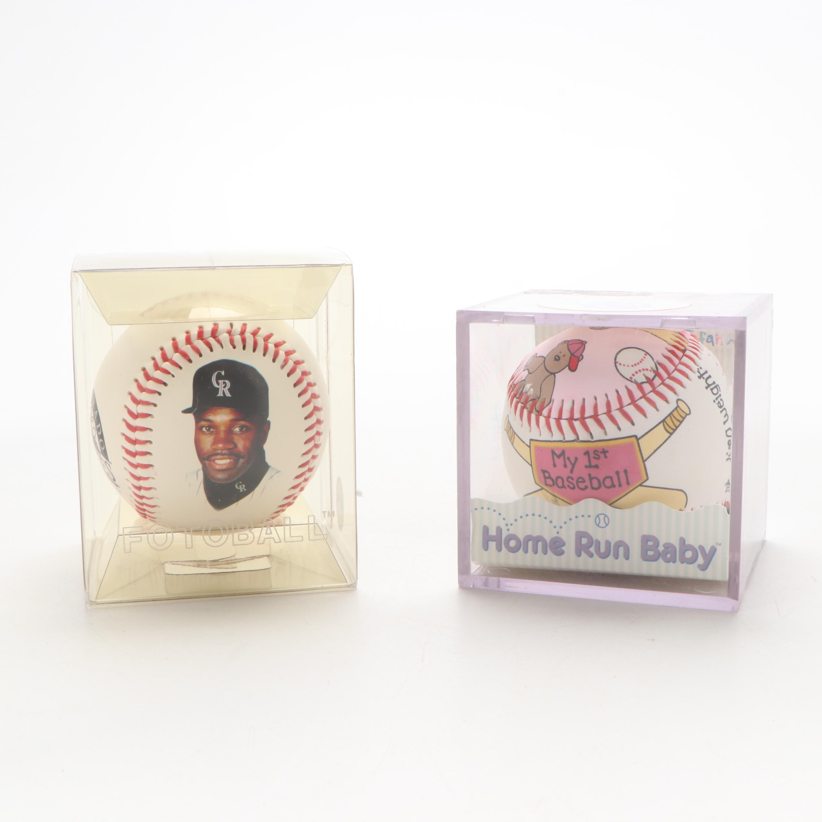 Team Logo Baseballs, Major League, Minor League, and Novelty