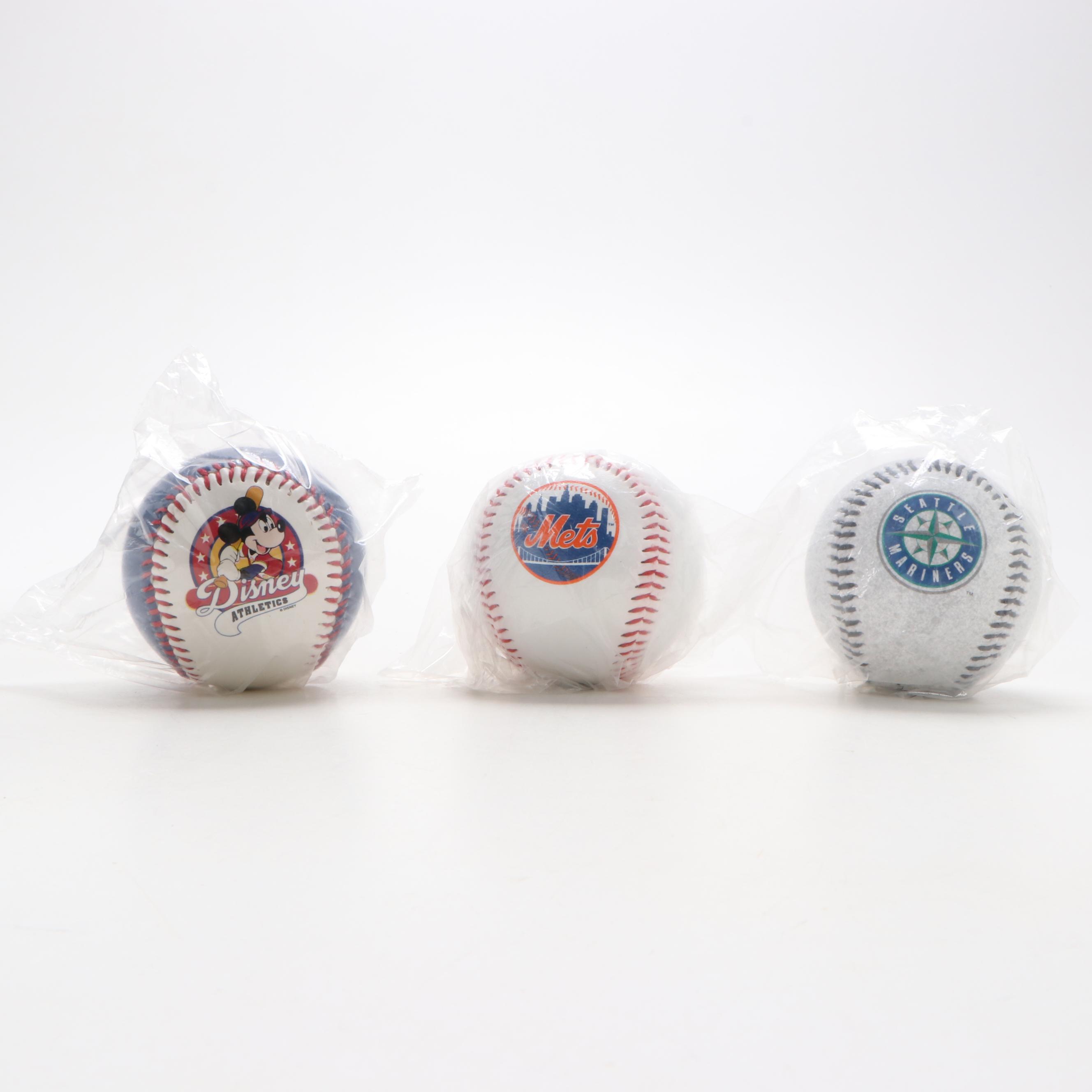 Team Logo Baseballs, Major League, Minor League, and Novelty