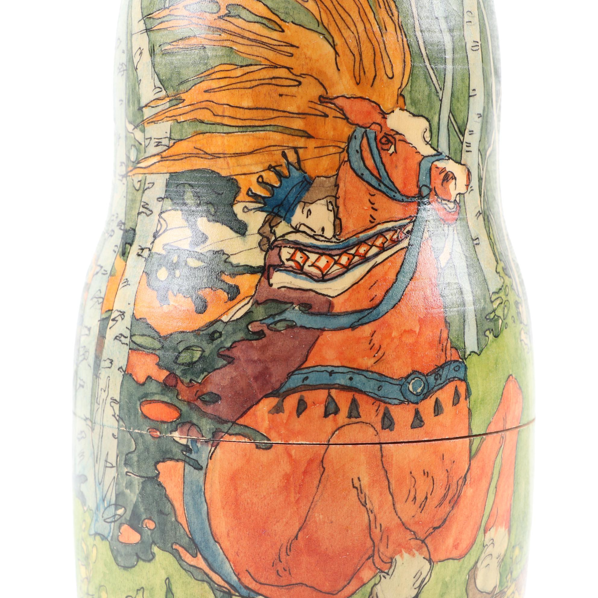 Signed Matroyshka Nesting Doll