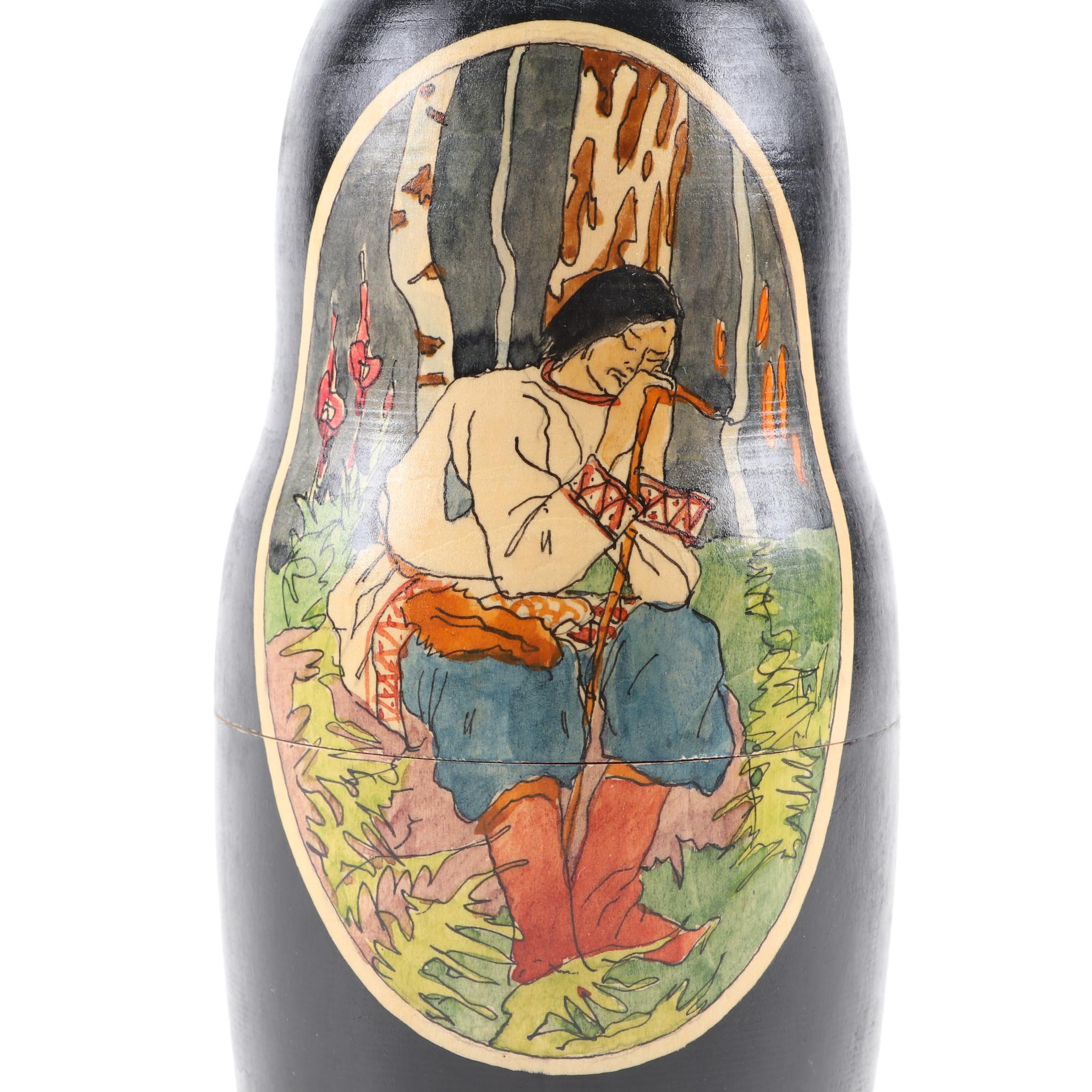 Signed Matroyshka Nesting Doll