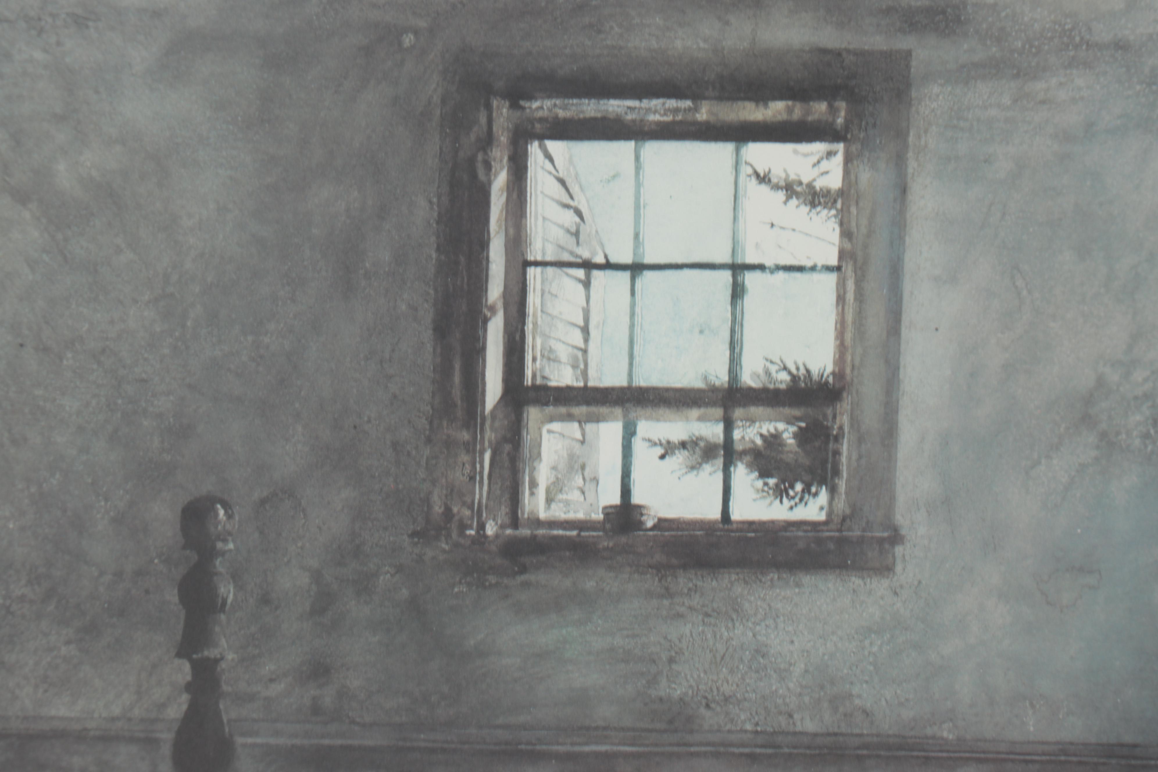 Offset Lithograph after Andrew Wyeth "Master Bedroom"