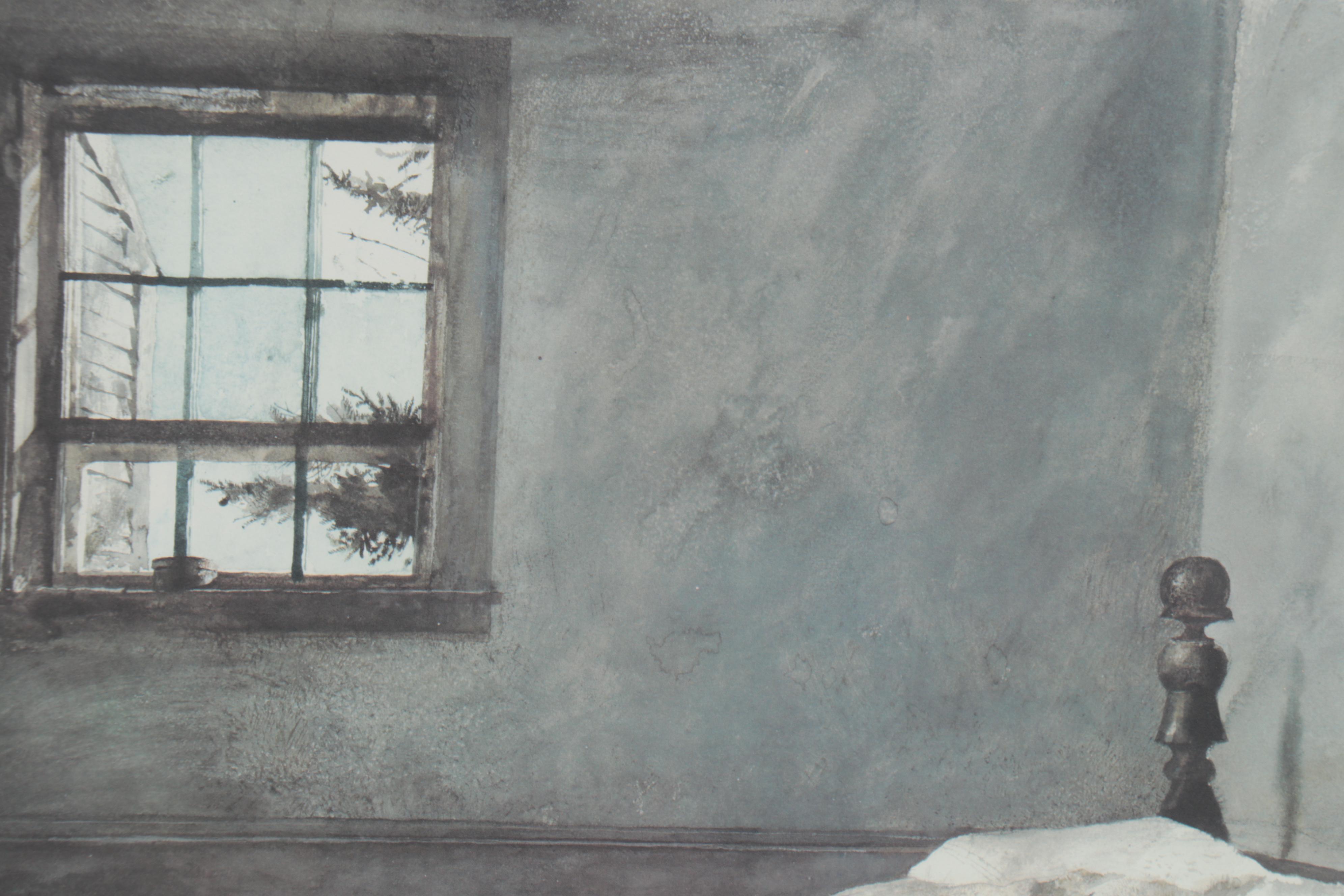 Offset Lithograph after Andrew Wyeth "Master Bedroom"