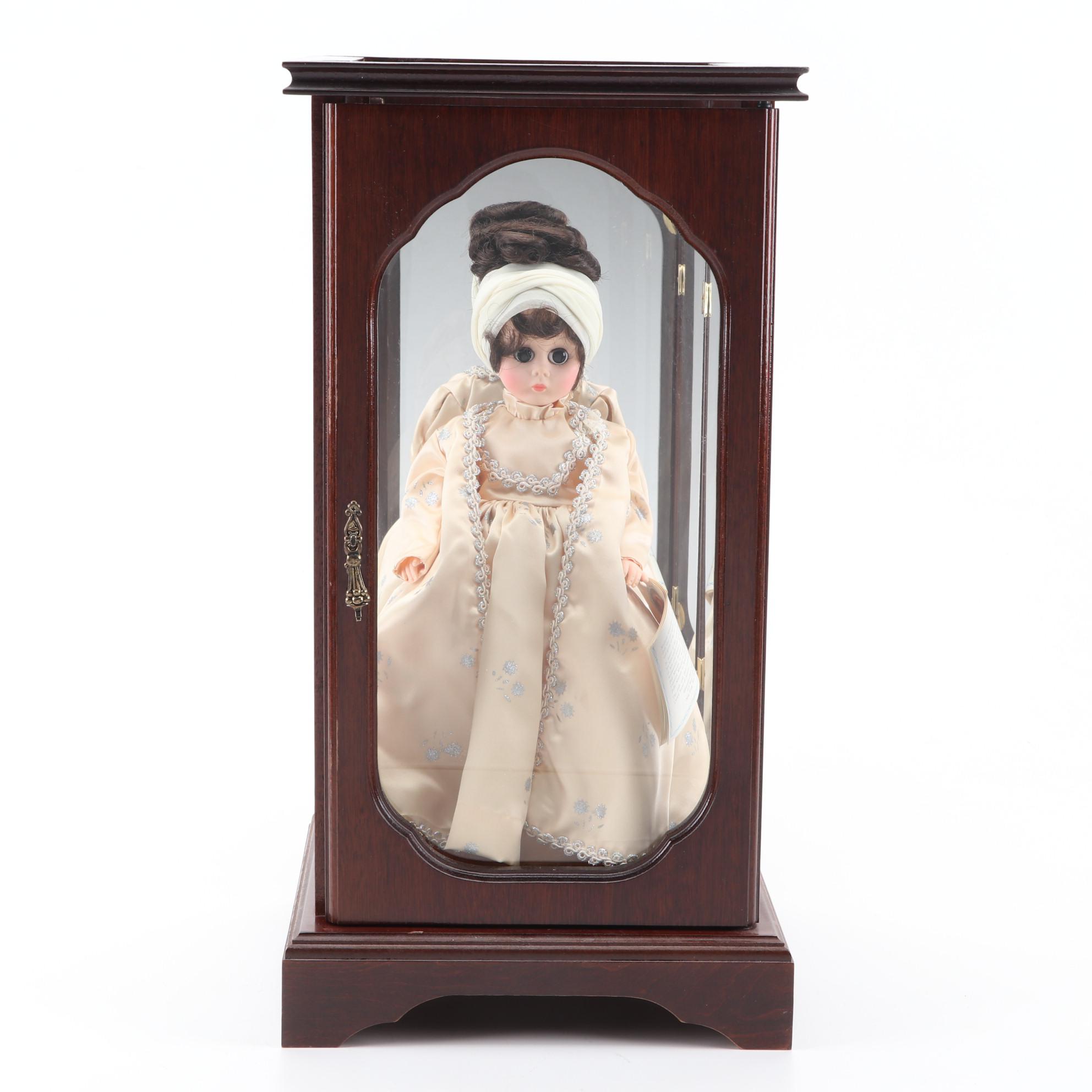 Madame Alexander First Lady Collection "Dolley Madison" Doll in Display Case
