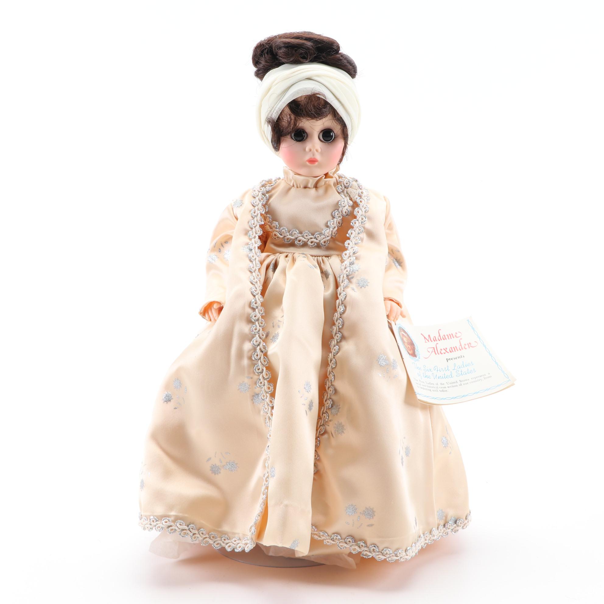 Madame Alexander First Lady Collection "Dolley Madison" Doll in Display Case