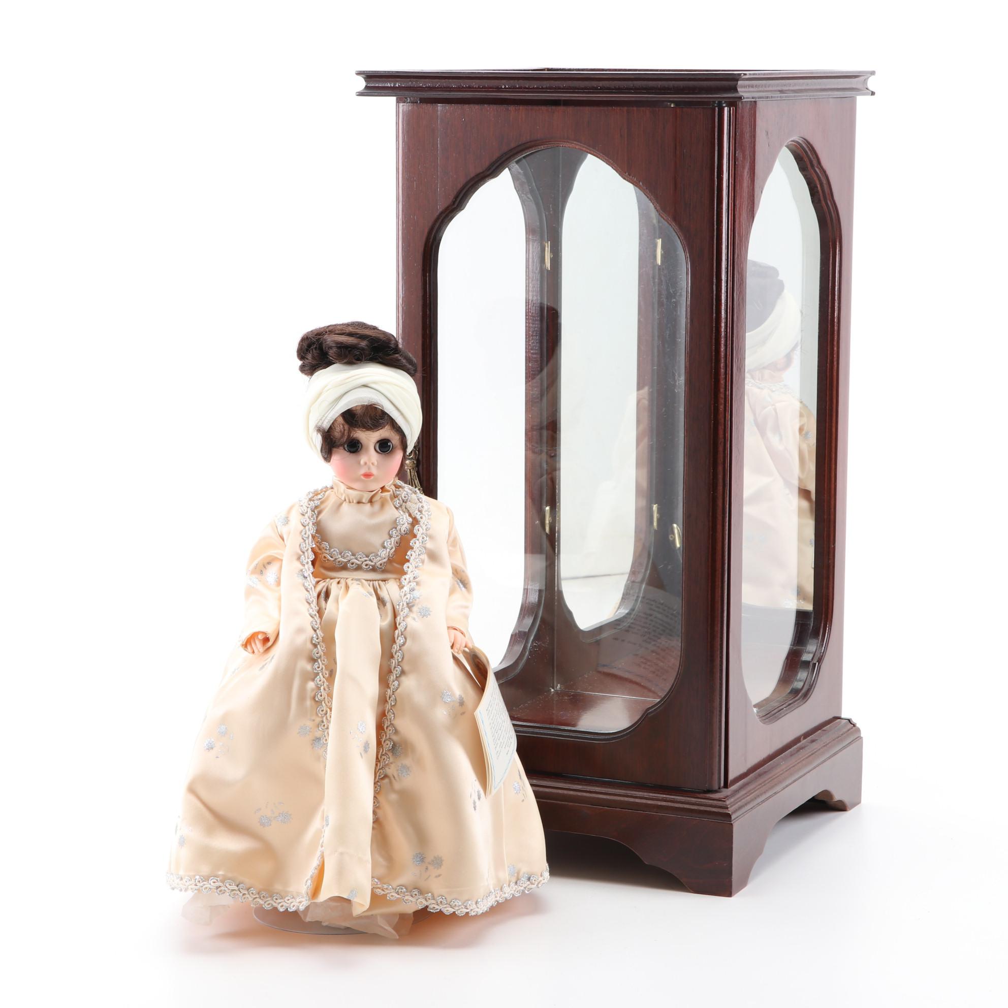 Madame Alexander First Lady Collection "Dolley Madison" Doll in Display Case