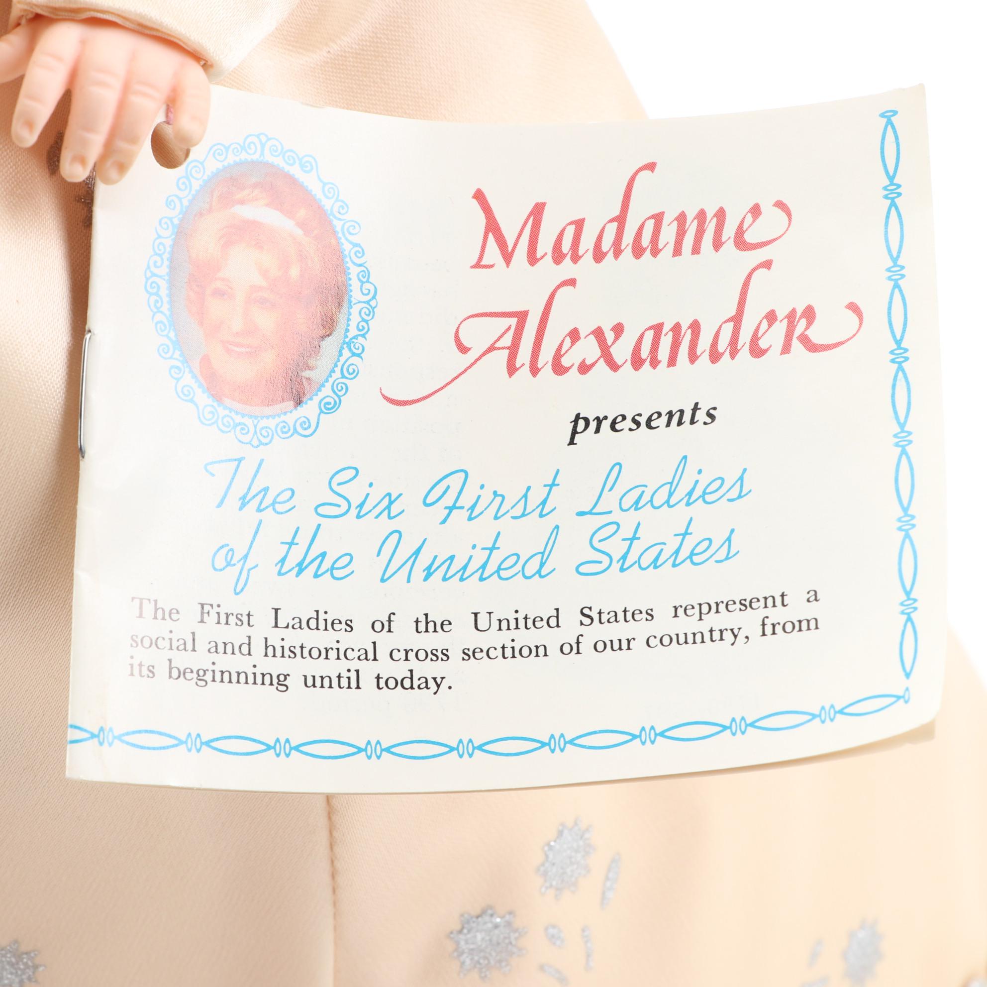 Madame Alexander First Lady Collection "Dolley Madison" Doll in Display Case