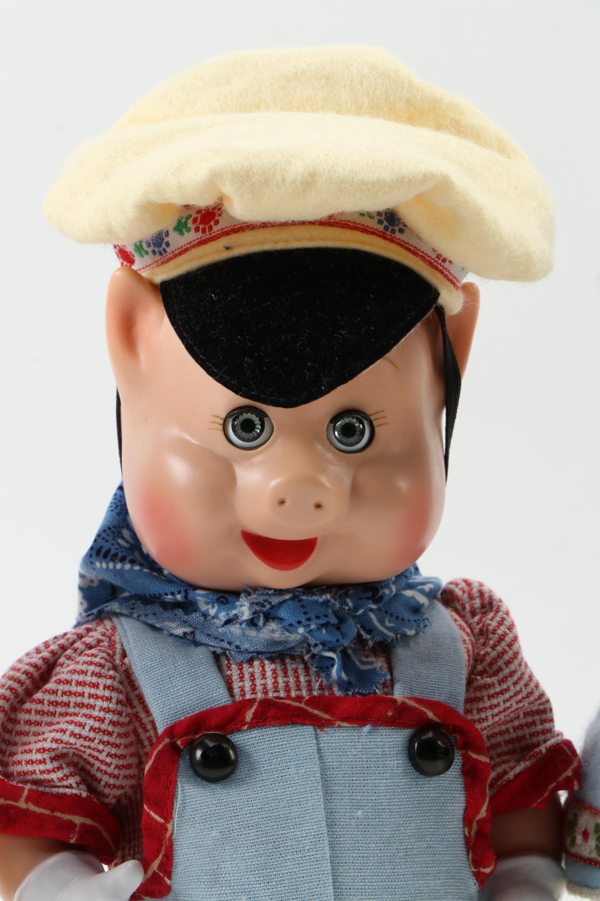 Madame Alexander "The Three Little Pigs" Doll Set